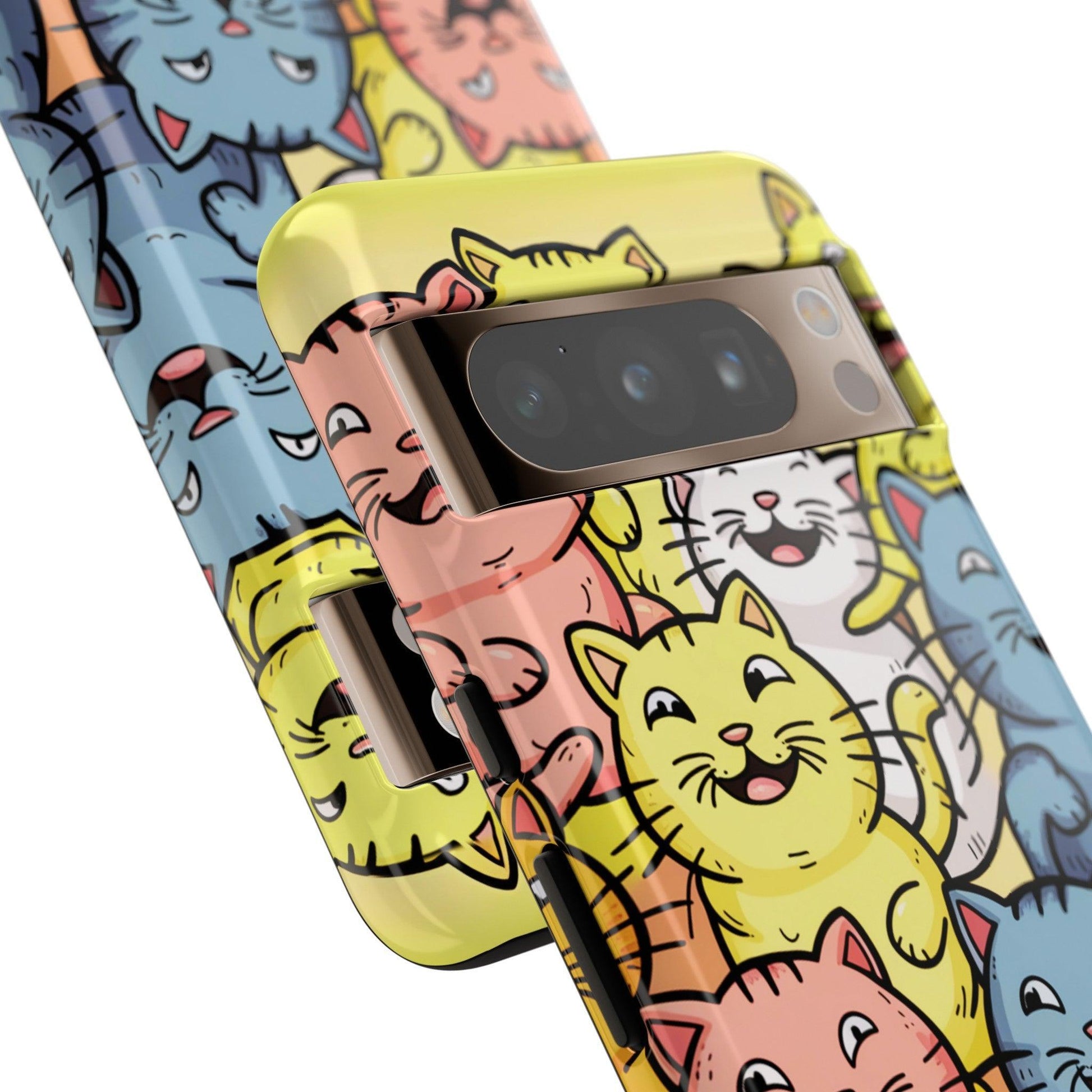 Cat Lovers Collection Tough Cellphone Case - Cosmic Creations by Karen