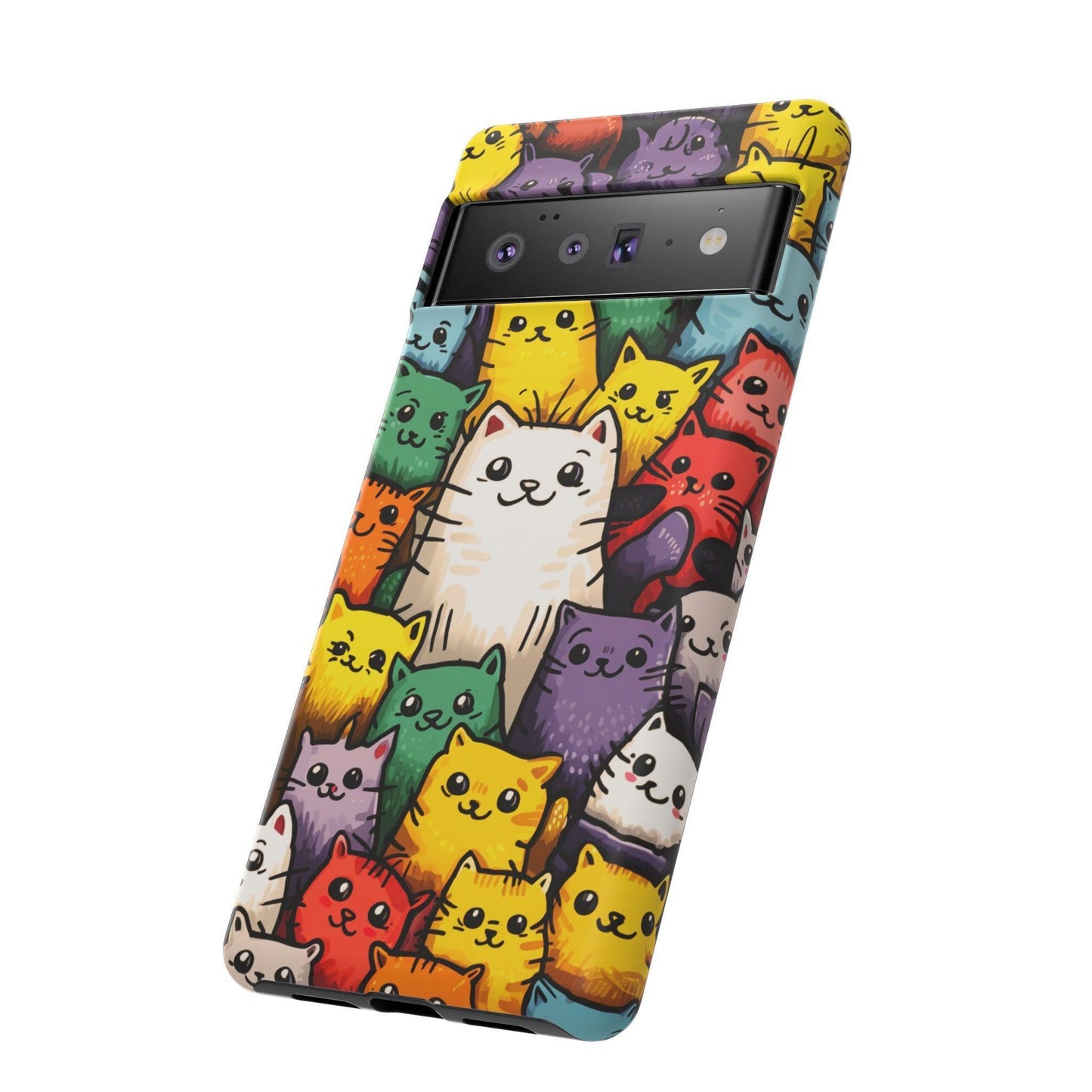 Cat Lovers Collection Tough Cellphone Case - Cosmic Creations by Karen