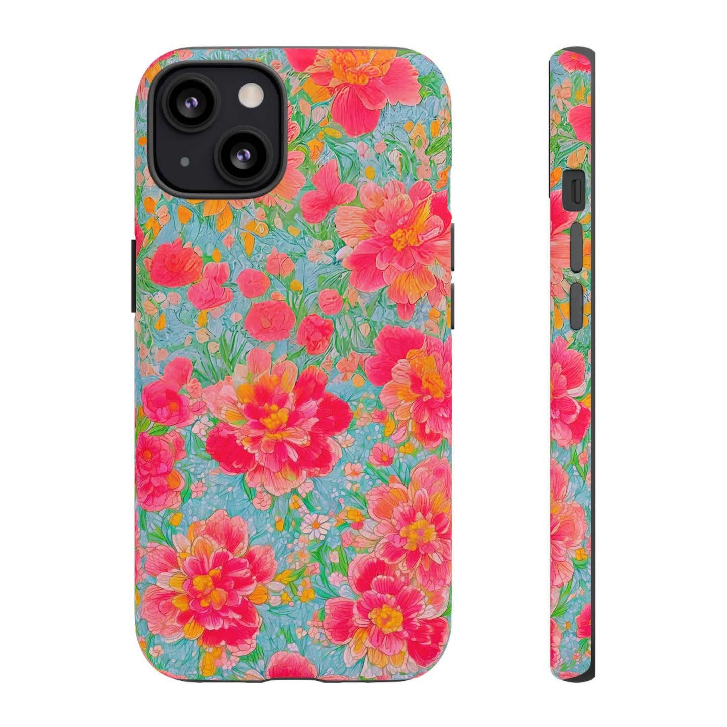 Tough Cellphone Case :" Eclectic Elegance Phone Case Collection" ( Floral patterns)