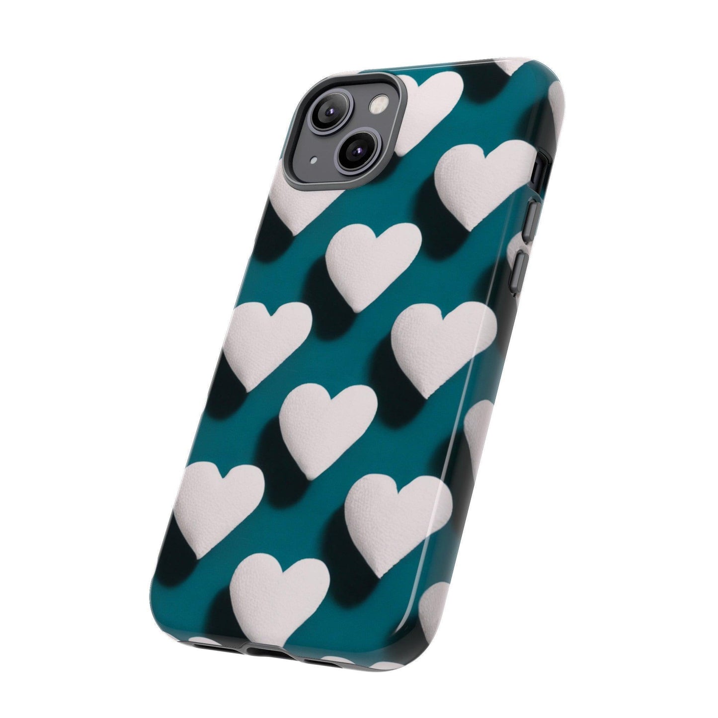 Tough Phone Case :" Eclectic Elegance Phone Case Collection" ( Hearts patterns)