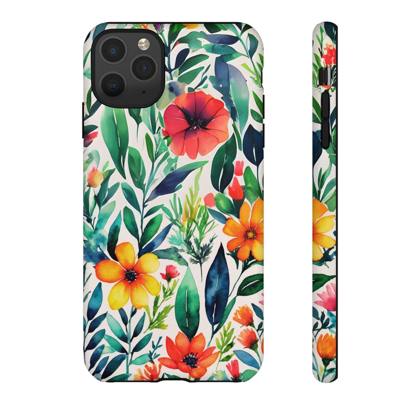 Tough Cellphone Case :" Eclectic Elegance Phone Case Collection" ( Floral patterns)