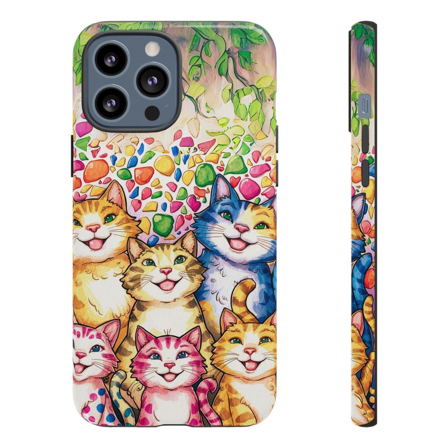 Cat Lovers Collection Tough Cellphone Case - Cosmic Creations by Karen