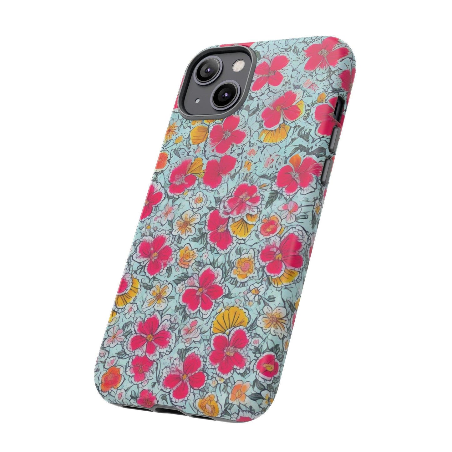 Tough Cellphone Case :" Eclectic Elegance Phone Case Collection" ( Floral patterns)