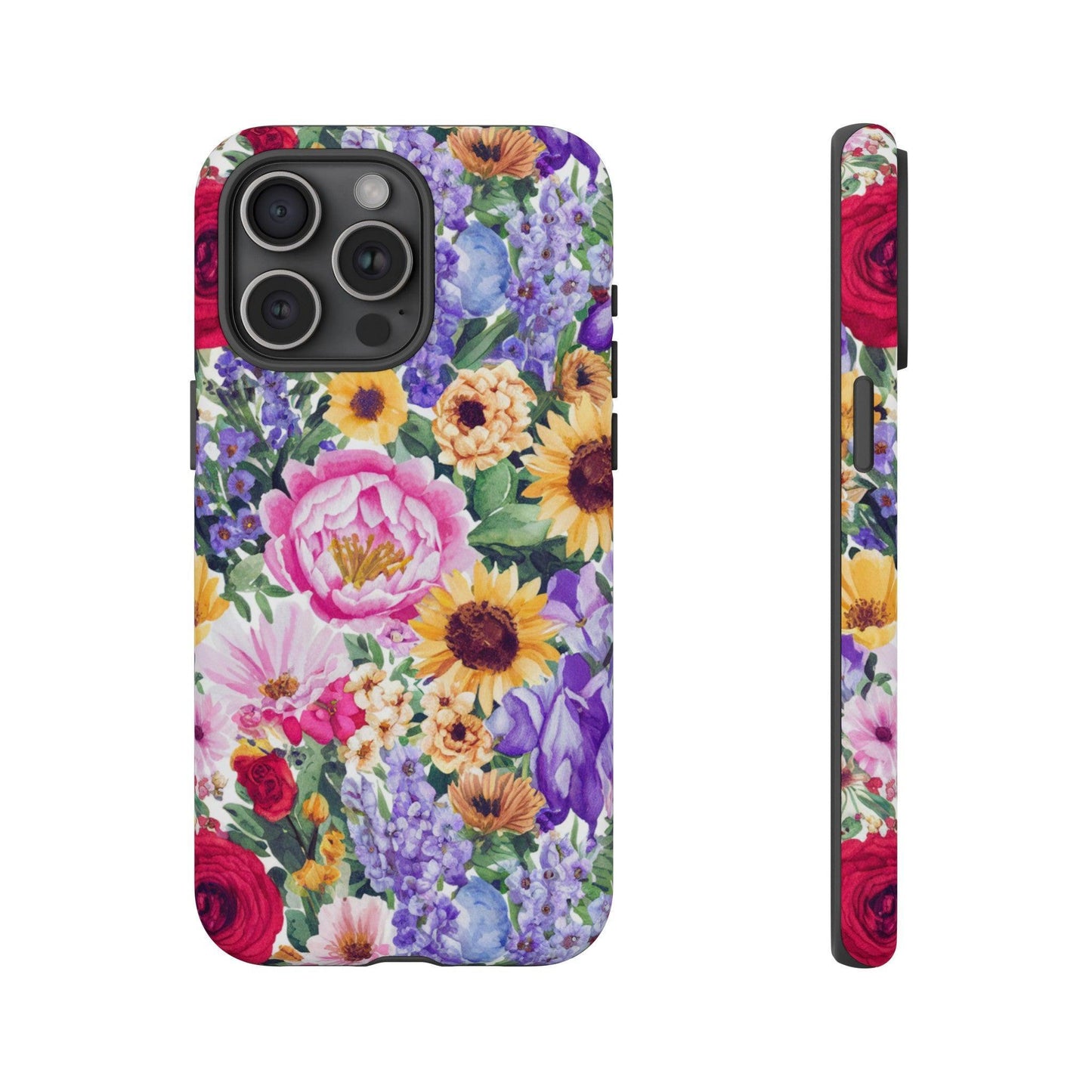 Tough Cellphone Case :" Eclectic Elegance Phone Case Collection" ( Floral patterns)