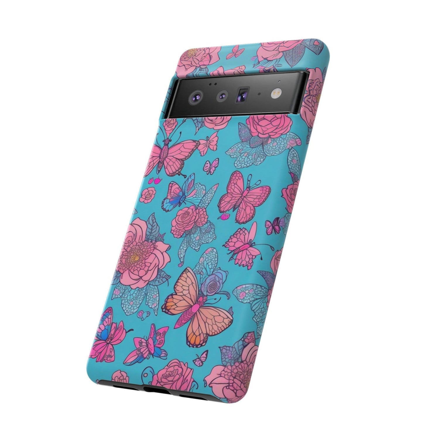 Tough Cellphone Case :" Eclectic Elegance Phone Case Collection" ( Floral patterns)