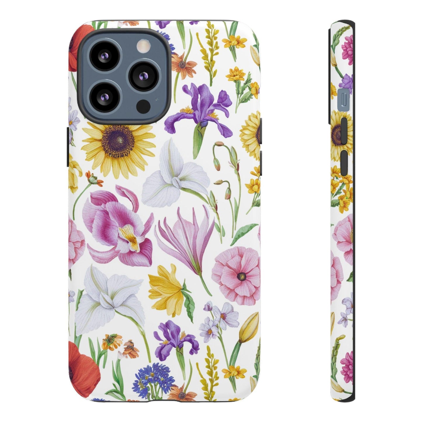 Tough Cellphone Case :" Eclectic Elegance Phone Case Collection" ( Floral patterns)