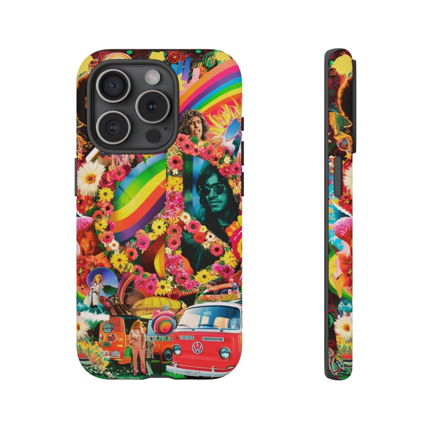 Tough Phone Case :" Eclectic Elegance Phone Case Collection" ( Hippie Style patterns)