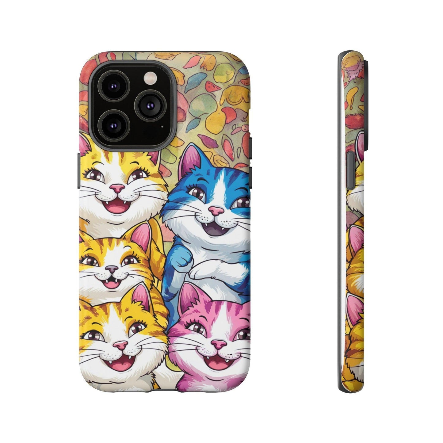 Cat Lovers Collection Tough Cellphone Case - Cosmic Creations by Karen