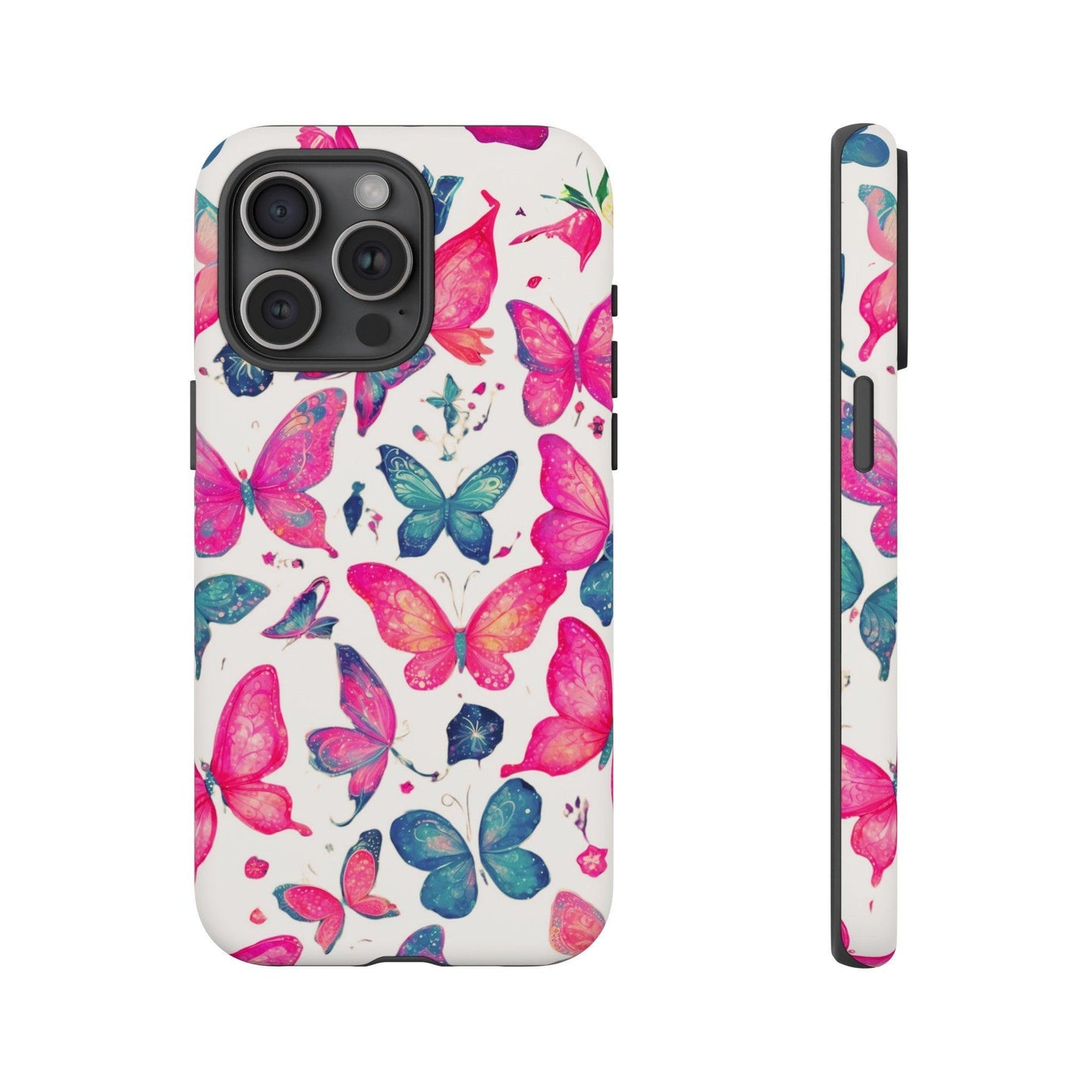 Tough Cellphone Case :" Eclectic Elegance Phone Case Collection" ( Hearts patterns)