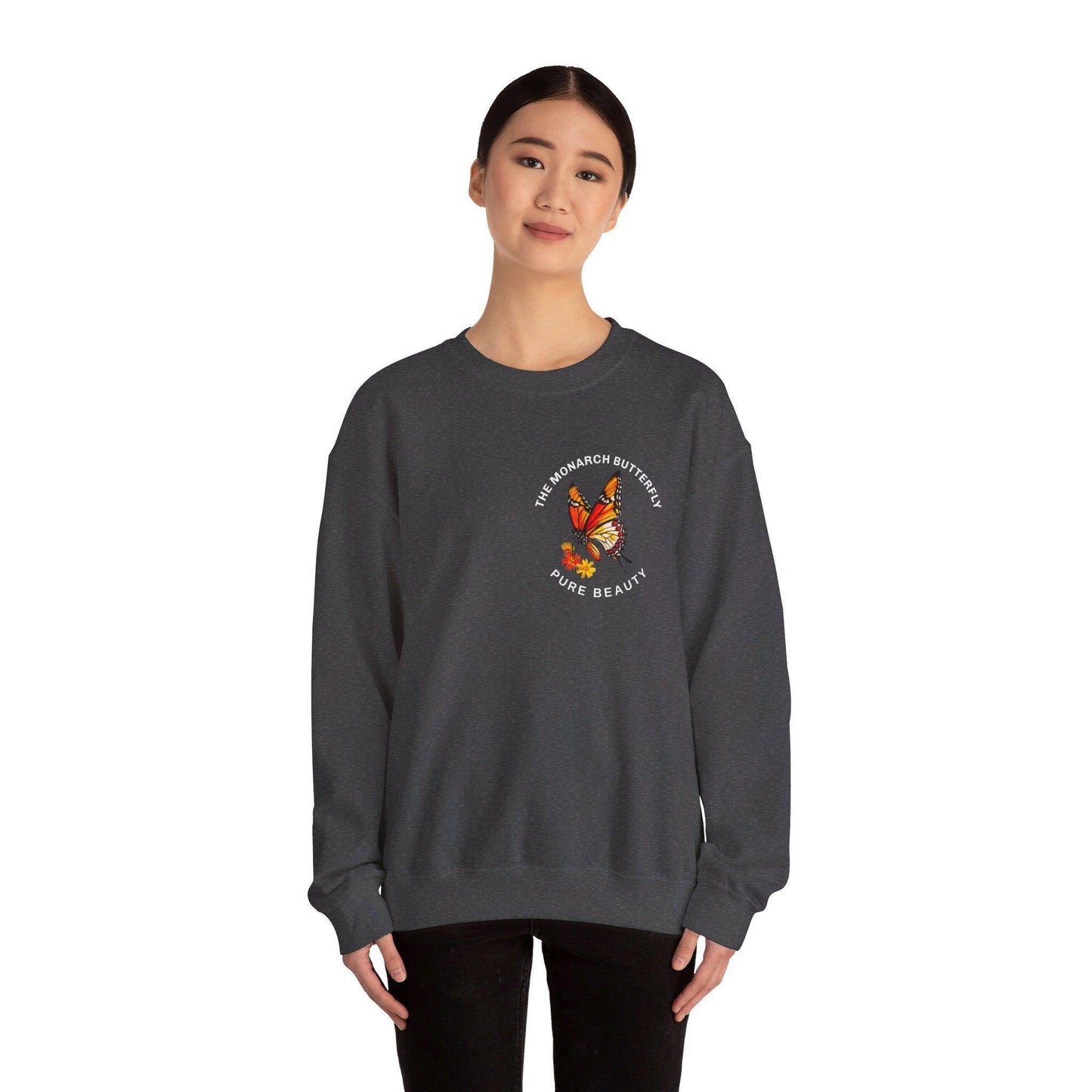 Unisex Heavy Blend™ Crewneck Sweatshirt : "The Monarch Butterfly collection"