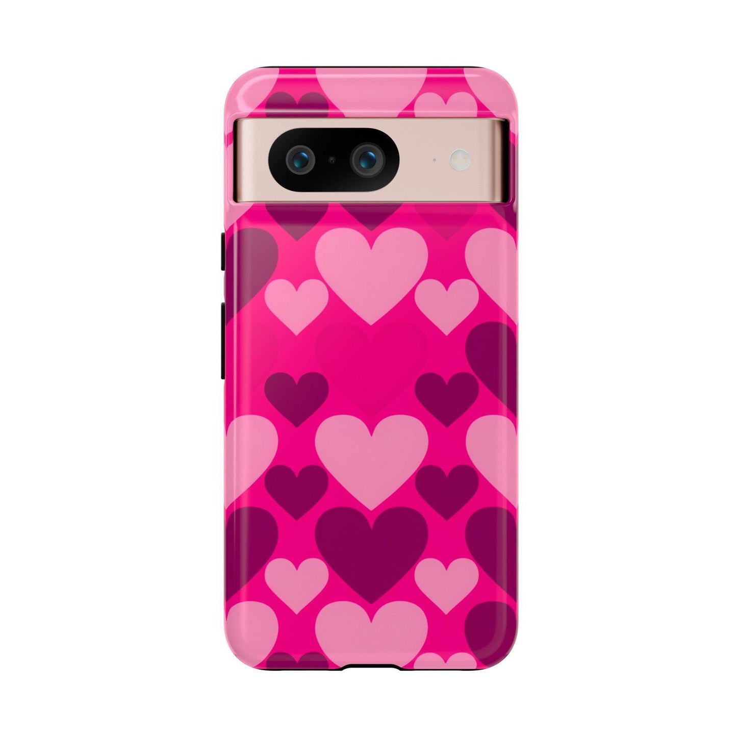 Tough Phone Case :" Eclectic Elegance Phone Case Collection" ( Hearts patterns)