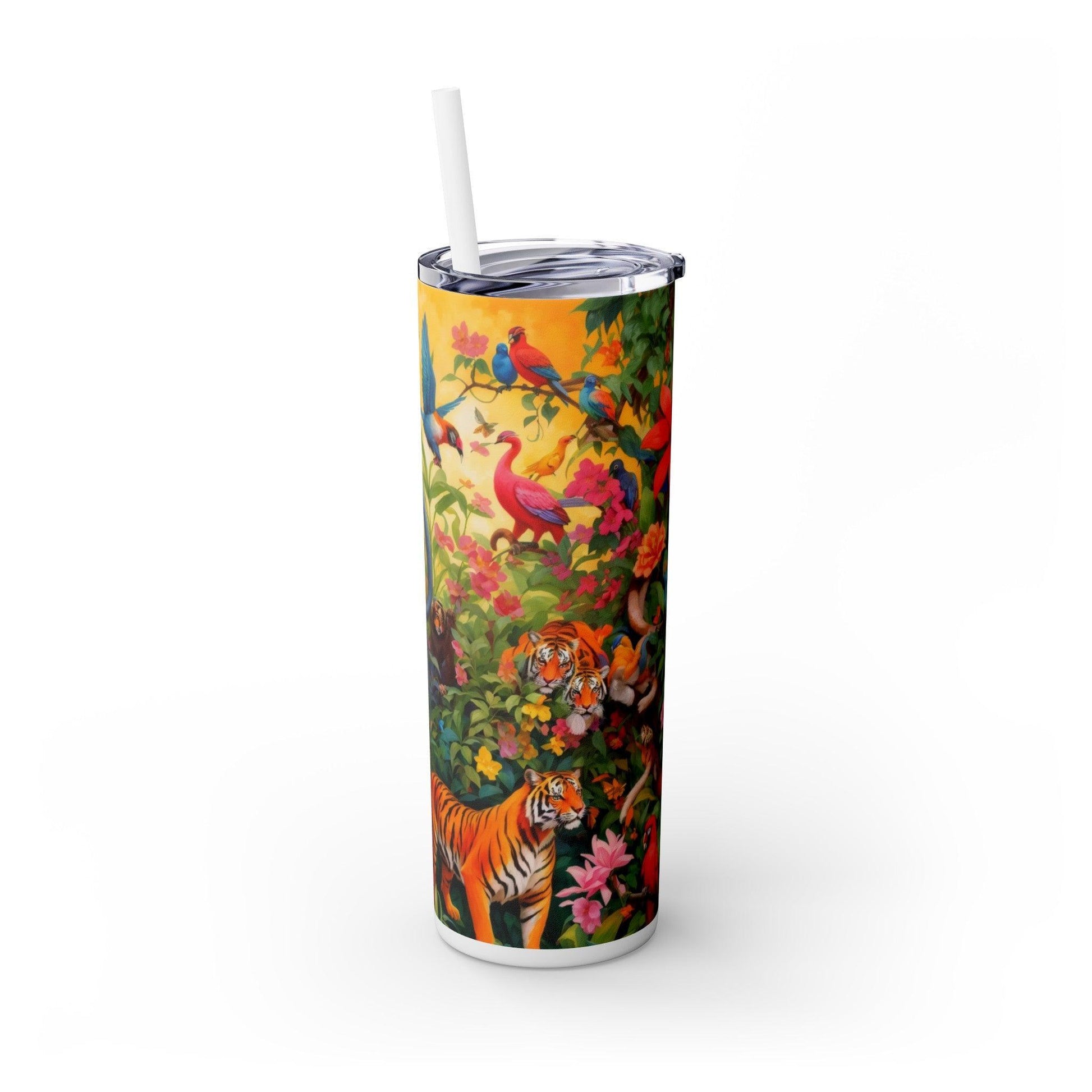 Whimsical Sips Skinny Tumbler Collectionr | Tumblerwith Straw, 20oz | keep your drinks hot for 12h and cold for 24h - Cosmic Creations by Karen