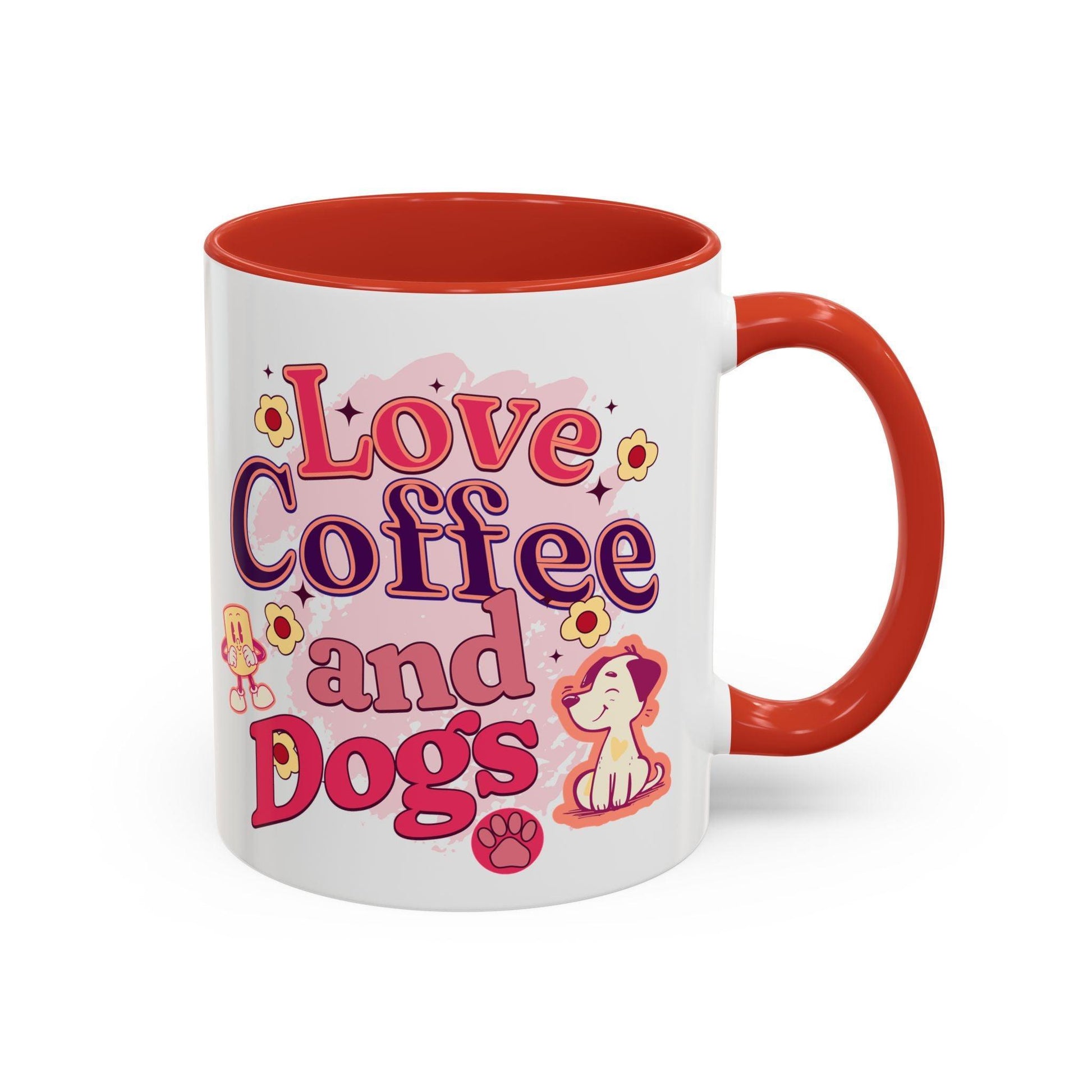 Love, coffee and dogs Mug (11, 15oz) - Cosmic Creations by Karen