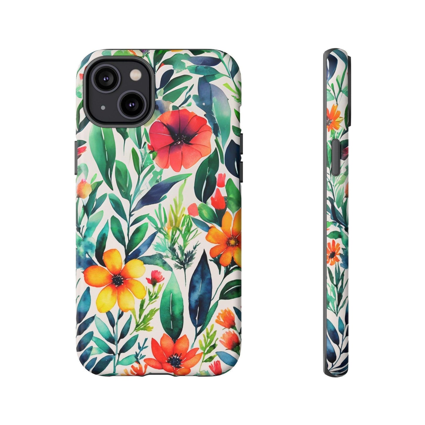 Tough Cellphone Case :" Eclectic Elegance Phone Case Collection" ( Floral patterns)