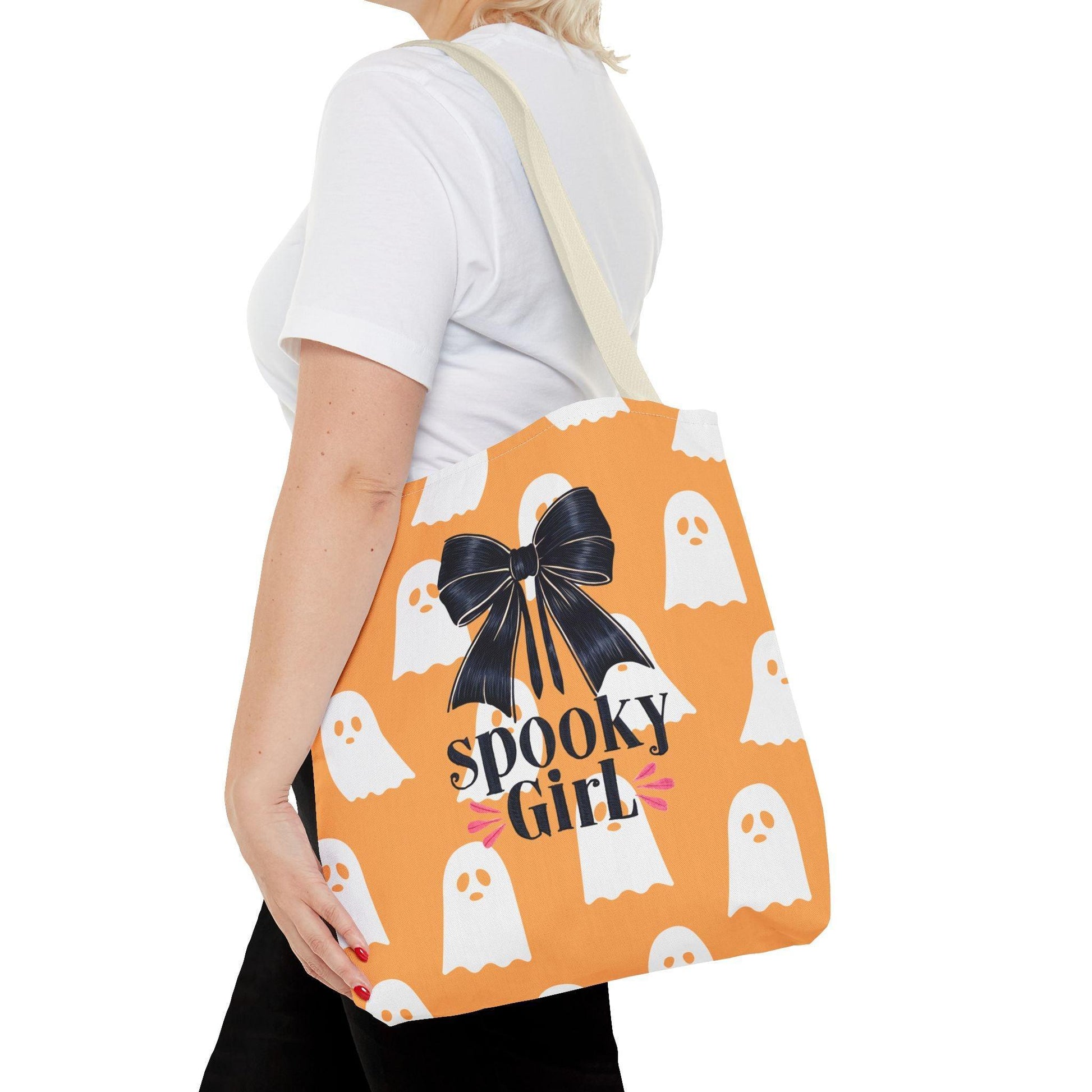 Spooky Girl Ghost Tote Bag - Cosmic Creations by Karen