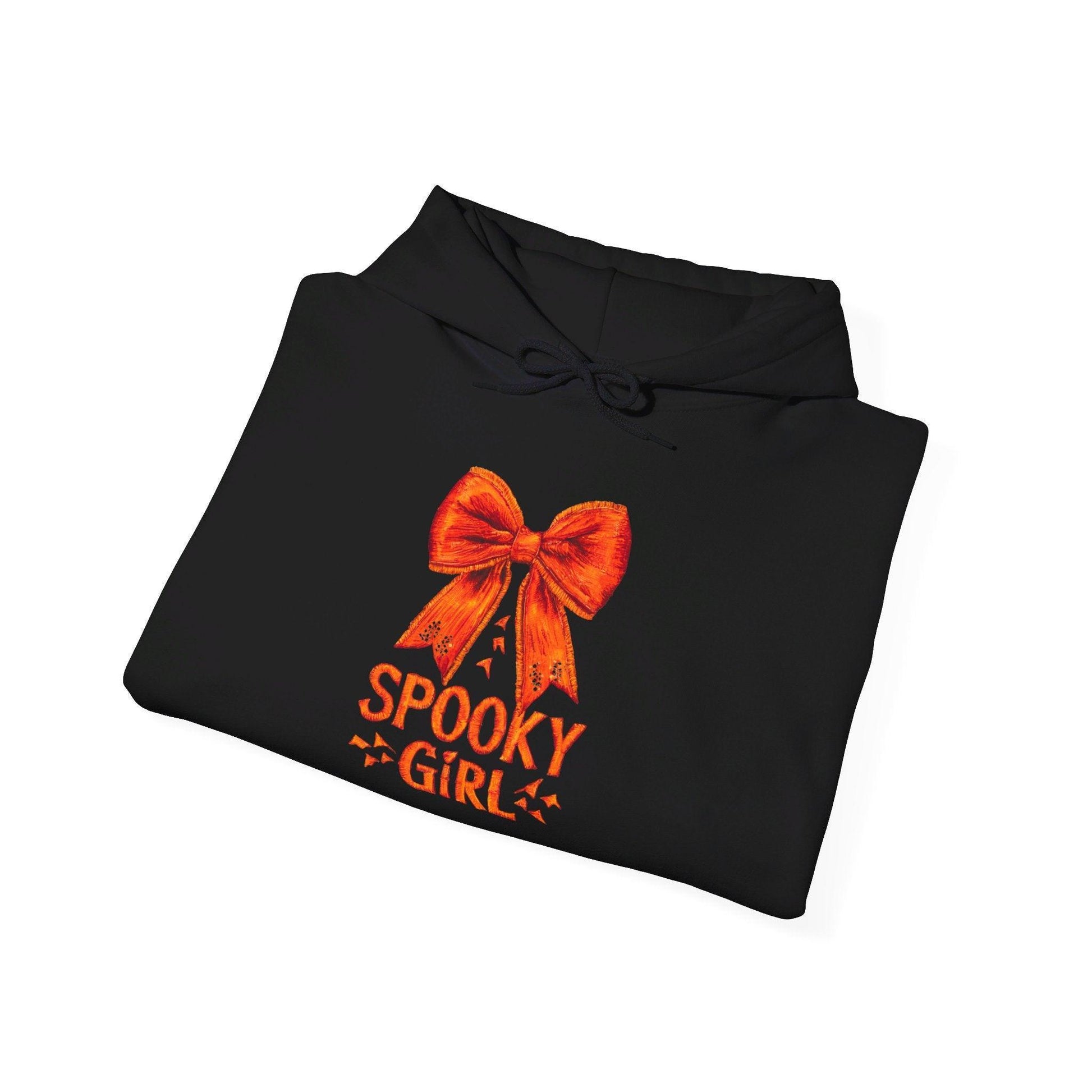 Spooky Girl Coquette Hooded Sweatshirt - Cosmic Creations by Karen