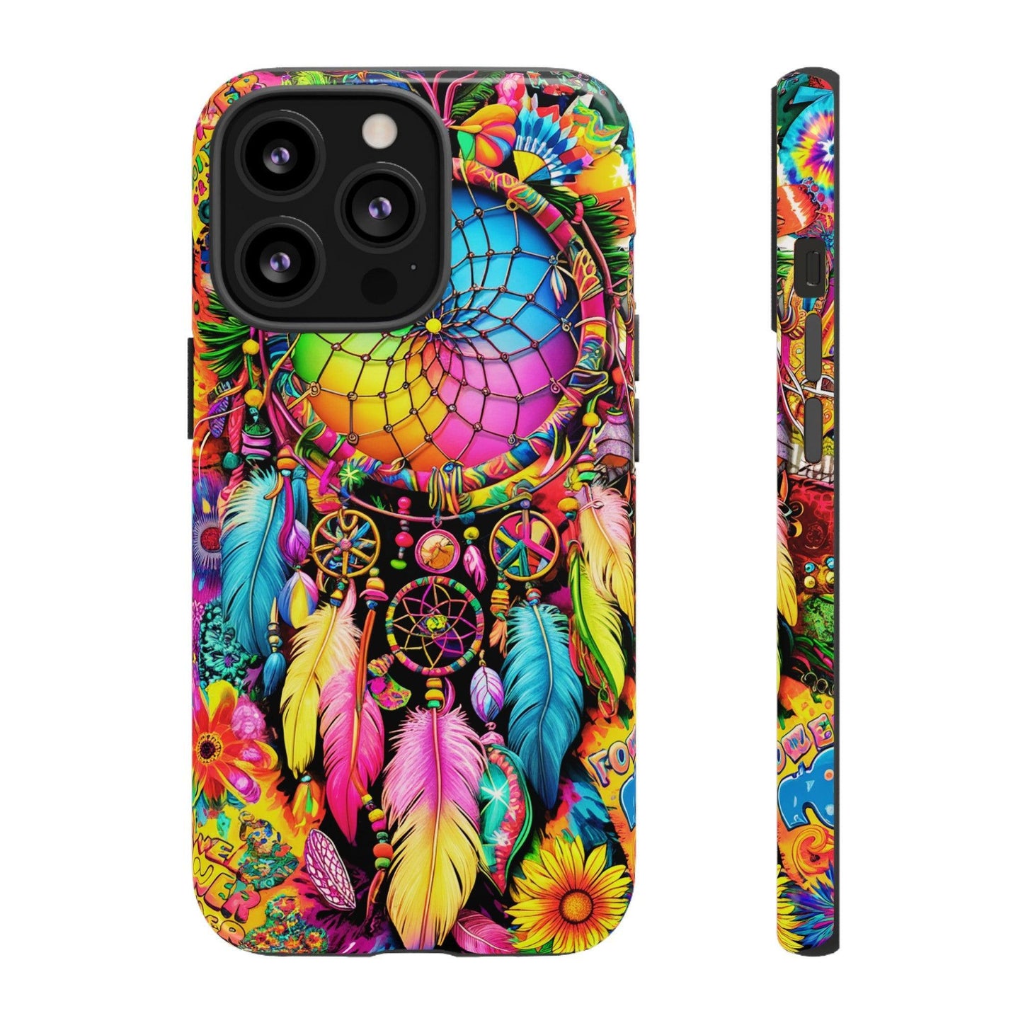 Tough Phone Case :" Eclectic Elegance Phone Case Collection" ( Hippie Style patterns)