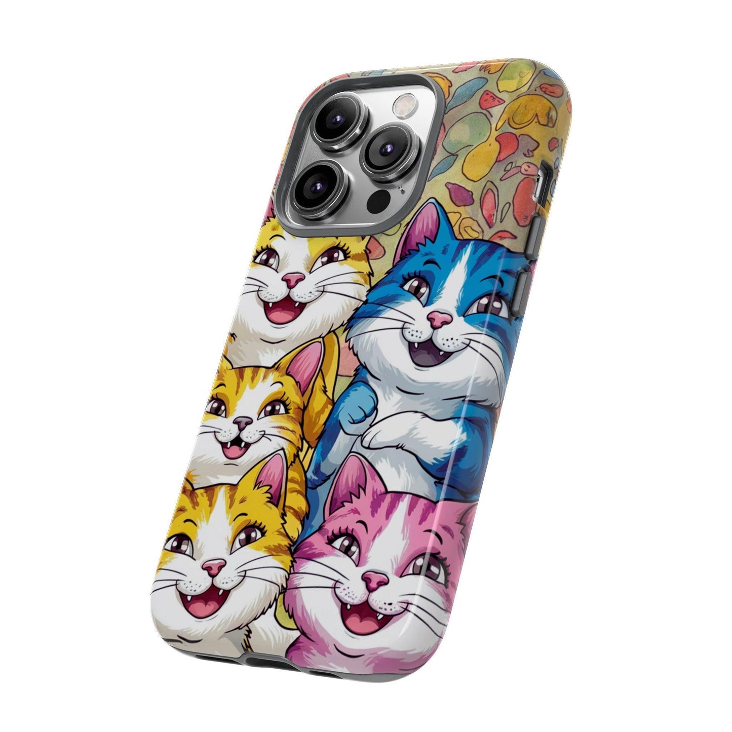 Cat Lovers Collection Tough Cellphone Case - Cosmic Creations by Karen