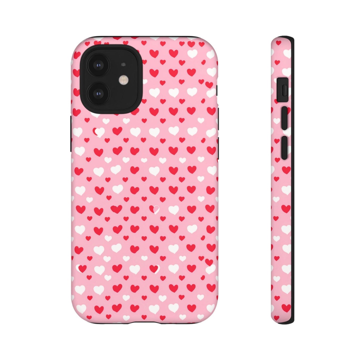 Tough Phone Case :" Eclectic Elegance Phone Case Collection" ( Hearts patterns)