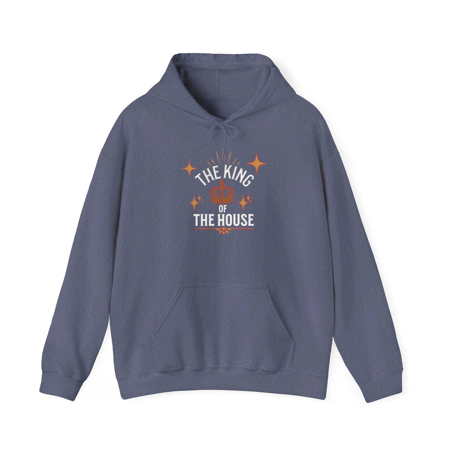 King's Heavy Blend Hooded Sweatshirt : "Dad, The King of the House Collection"