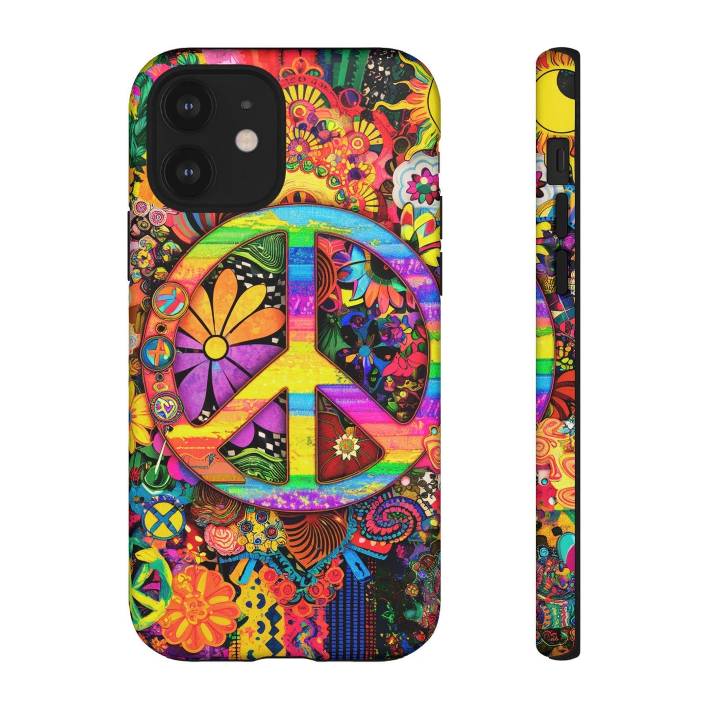 Tough Phone Case :" Eclectic Elegance Phone Case Collection" ( Hippie Style patterns)