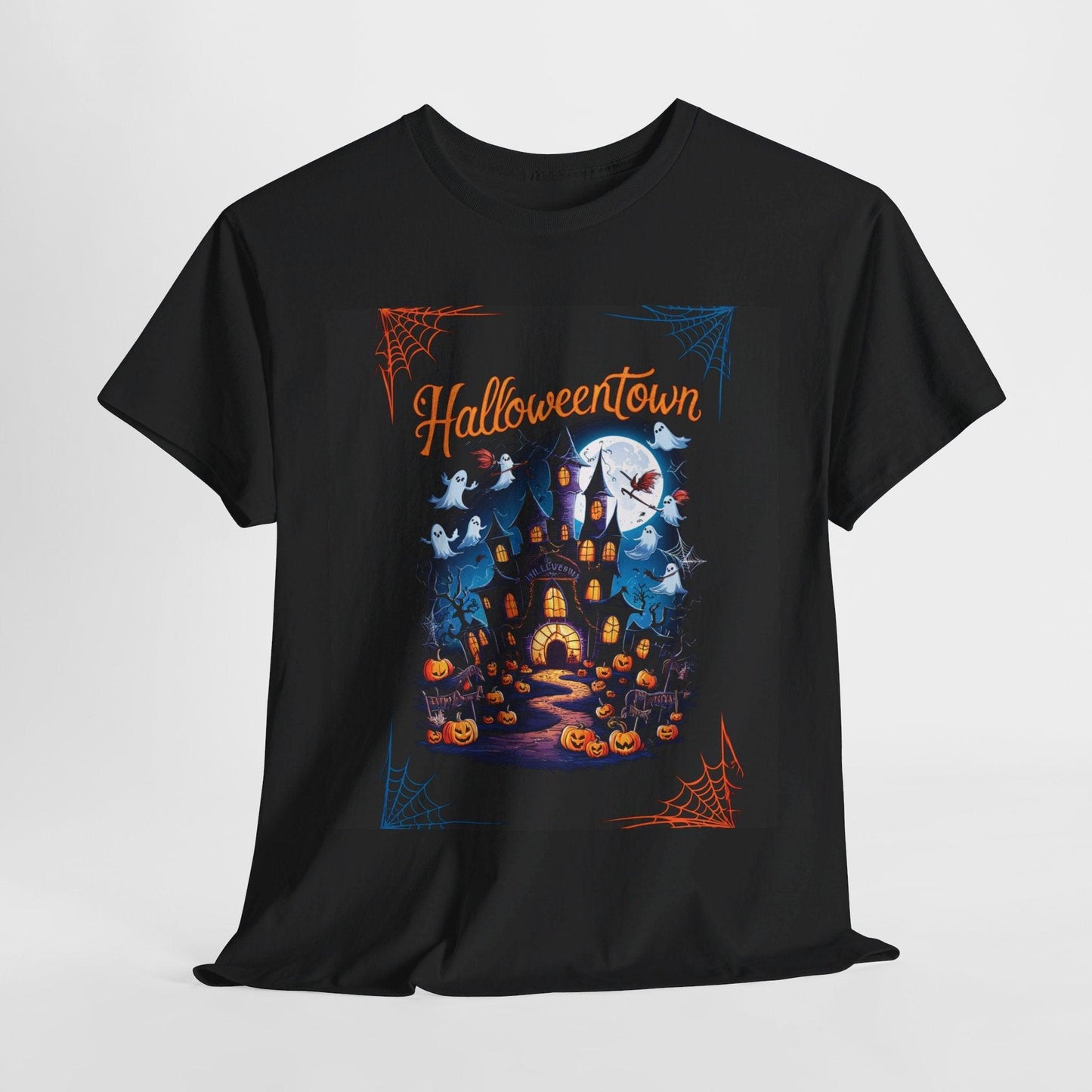 Halloween Town Cotton Tee - Cosmic Creations by Karen