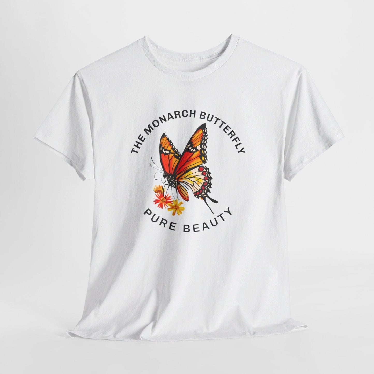 Camiseta unisex de algodón pesado: "La colección Mariposa Monarca"