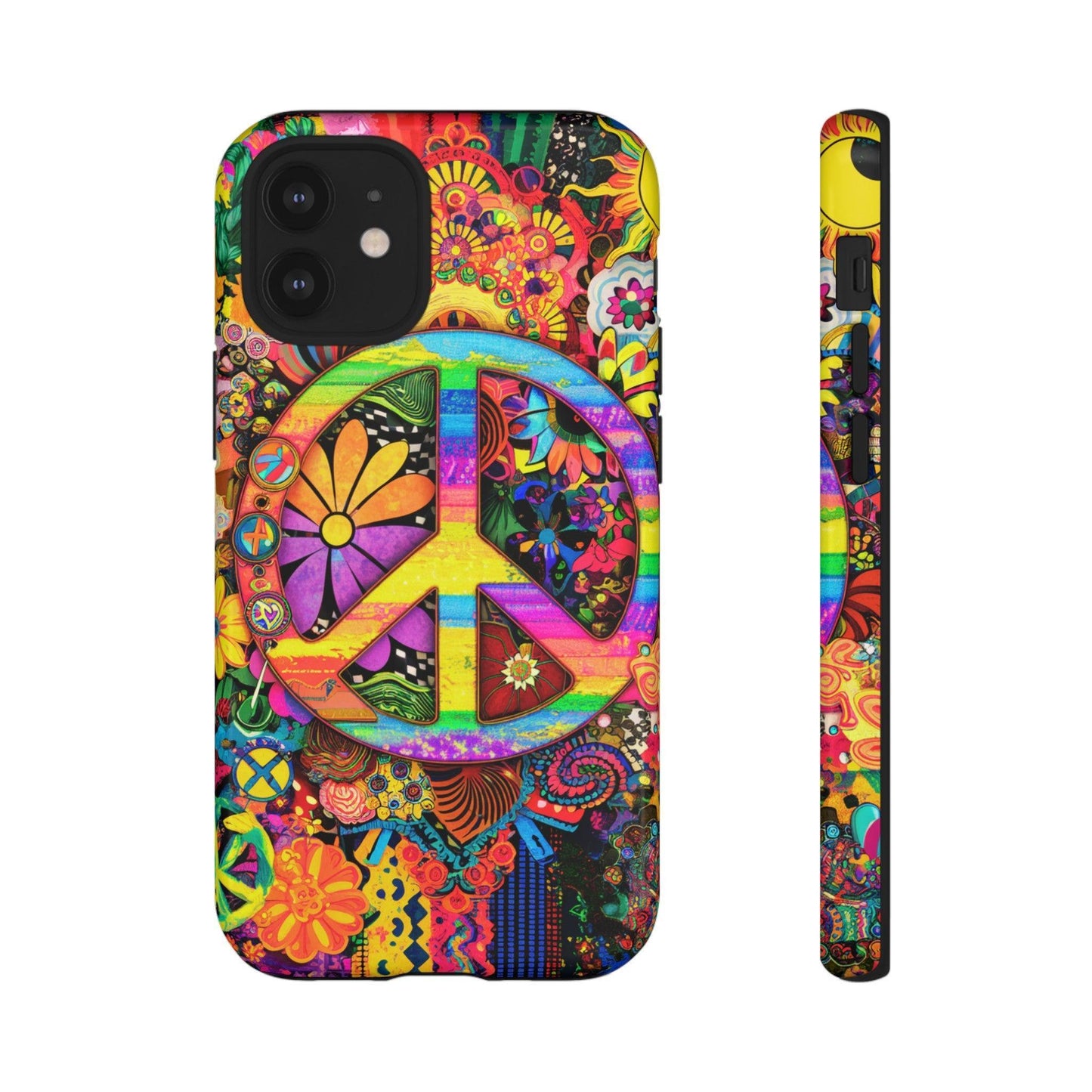 Tough Phone Case :" Eclectic Elegance Phone Case Collection" ( Hippie Style patterns)