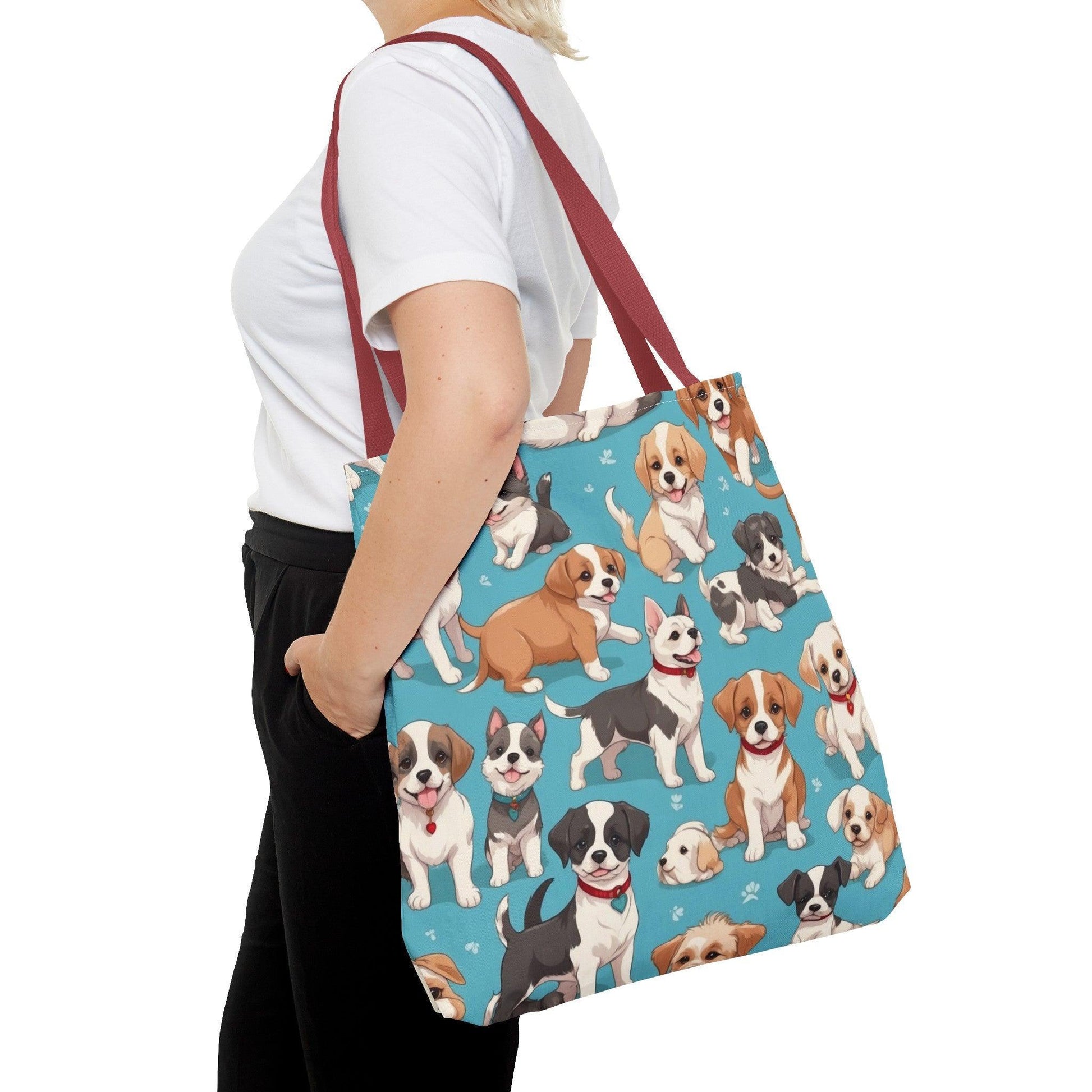 Doggone Cute Tote Bag | Perfect for carrying all your essentials, shopping, beach, work, school, collegue, perfect gift for dog lovers - Cosmic Creations by Karen