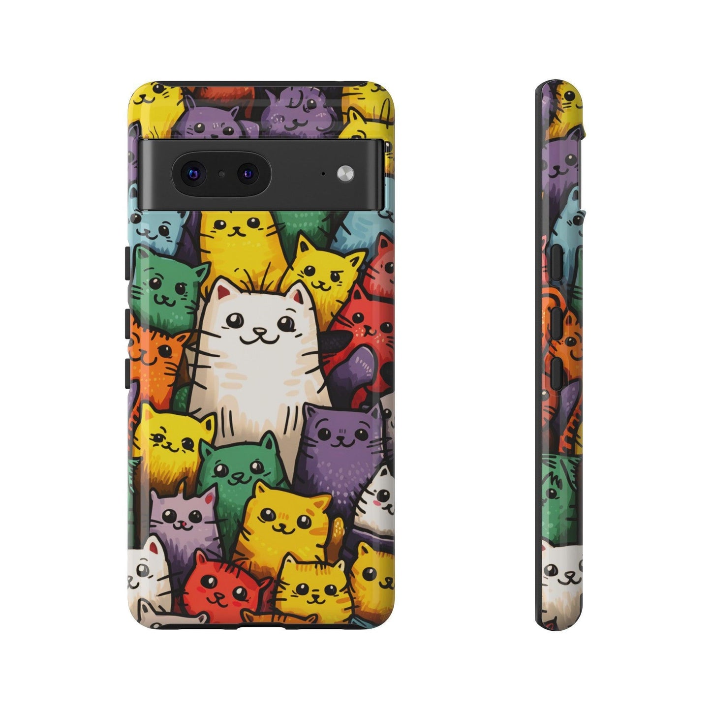 Cat Lovers Collection Tough Cellphone Case - Cosmic Creations by Karen