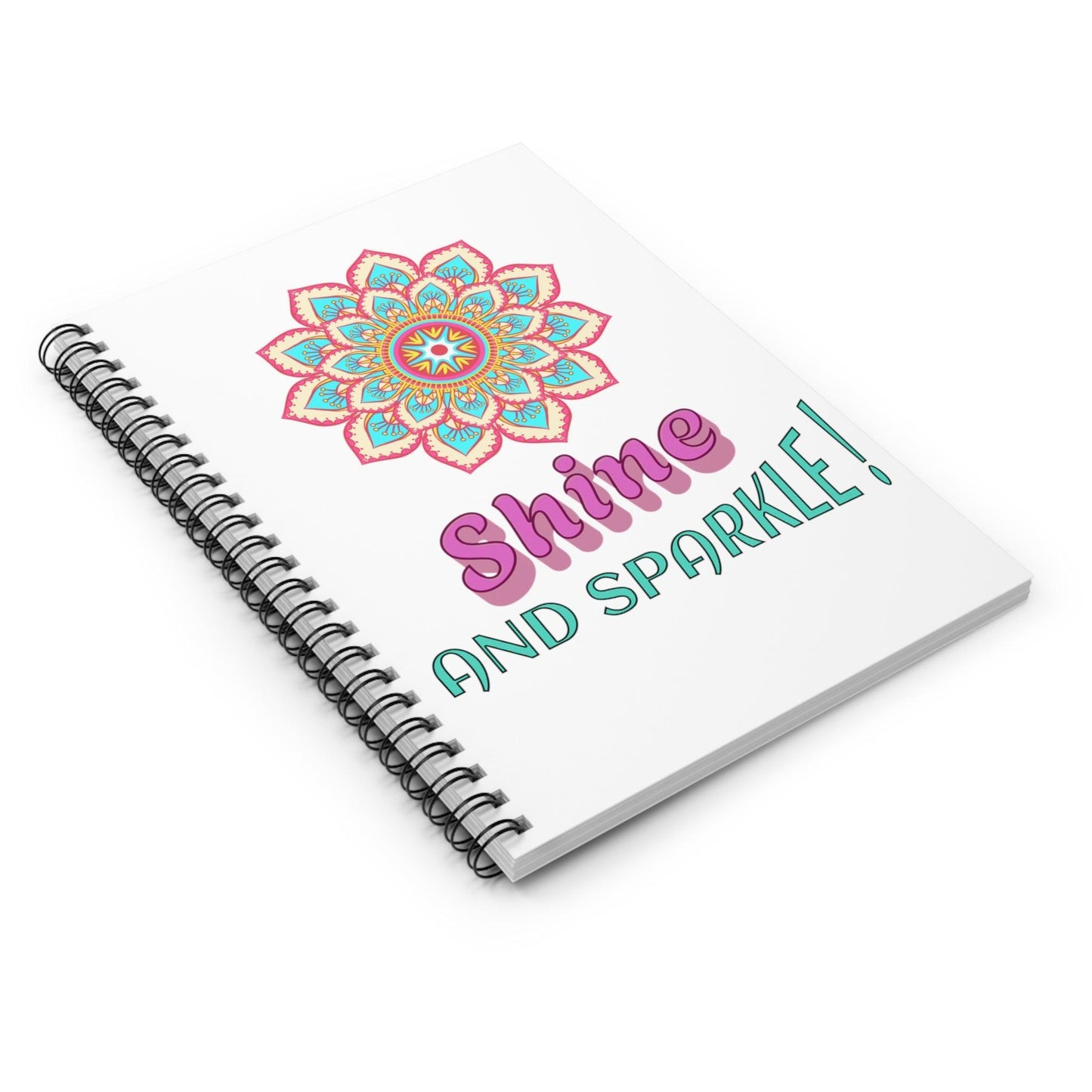 Luminous Notes Spiral Notebook | Ideal for school, work, journaling, or as a unique gift for writers, students, and professionals - Cosmic Creations by Karen