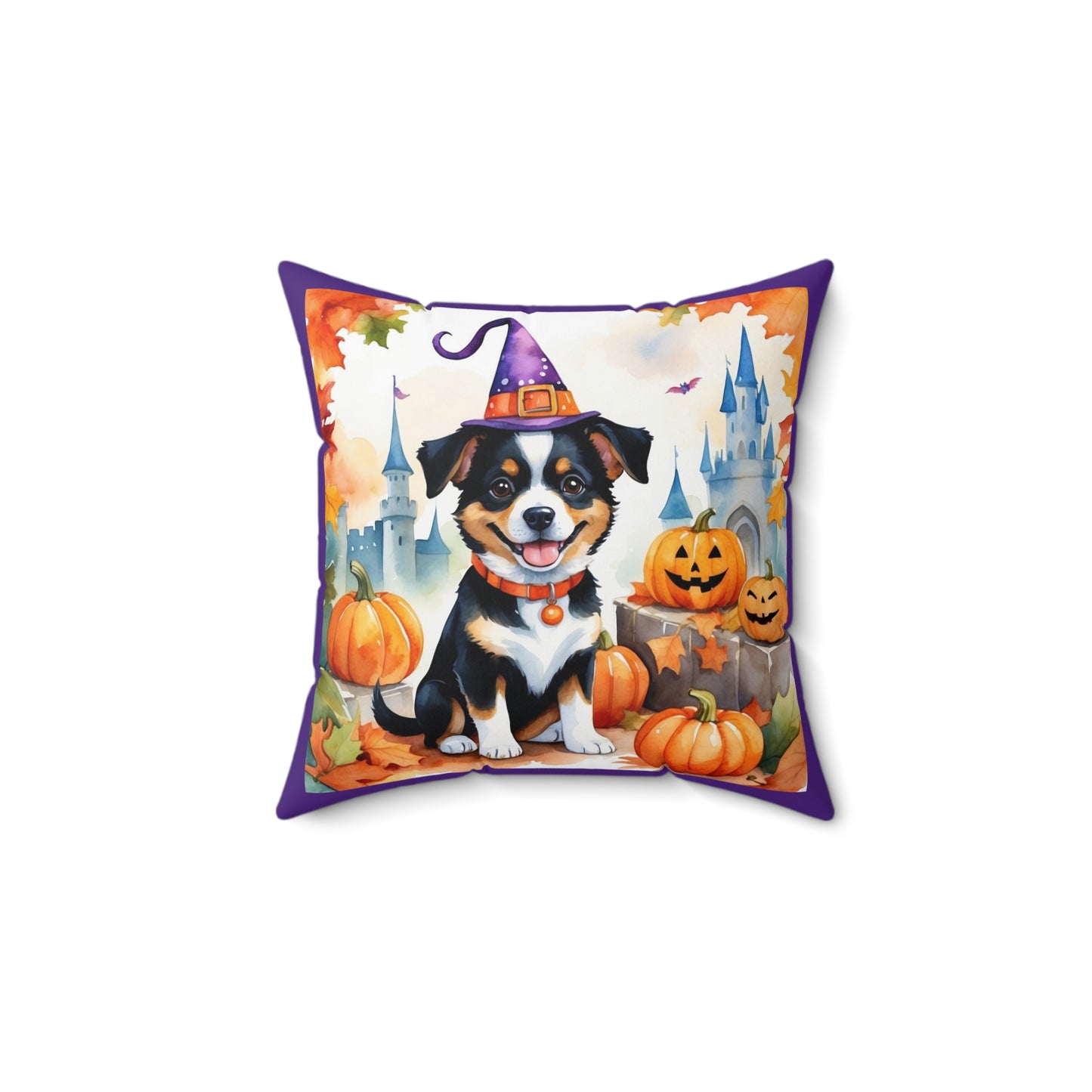 Halloween cute dog  Square Pillow