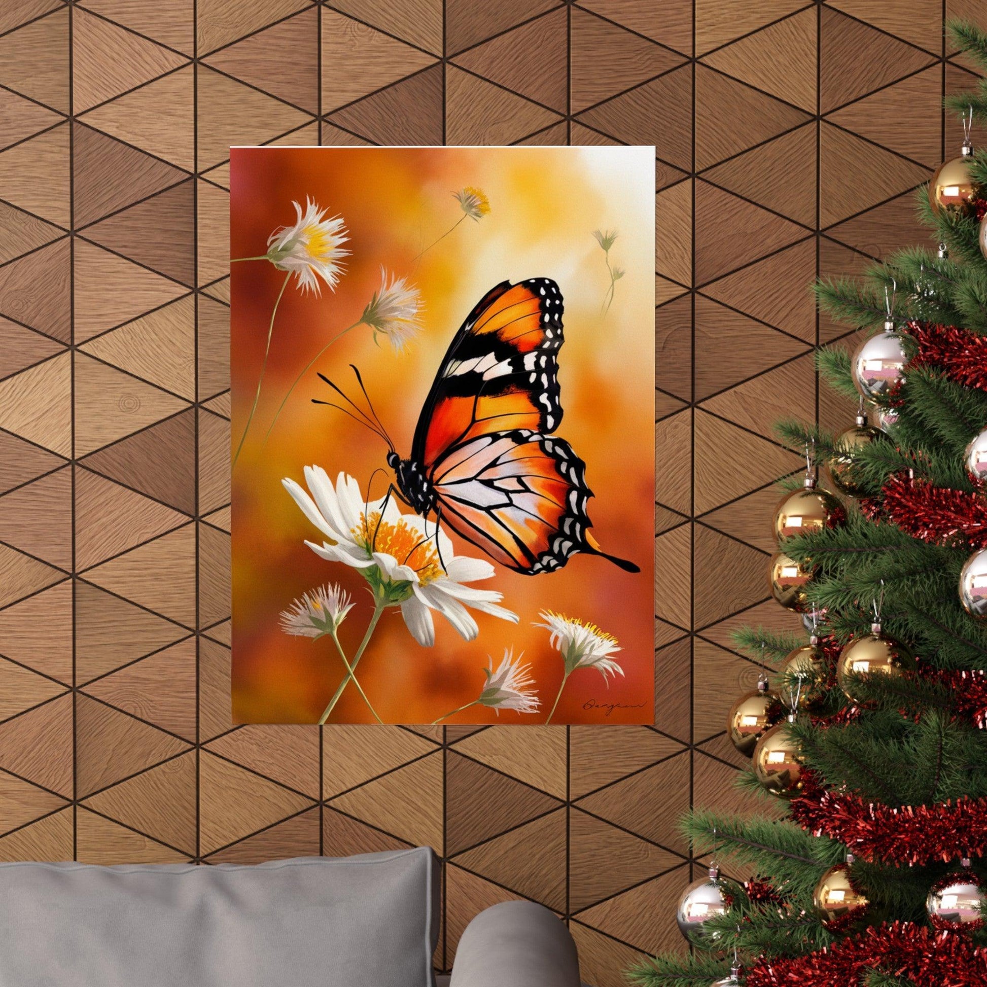 Monarch Butterfly Splendor Posters - Cosmic Creations by Karen