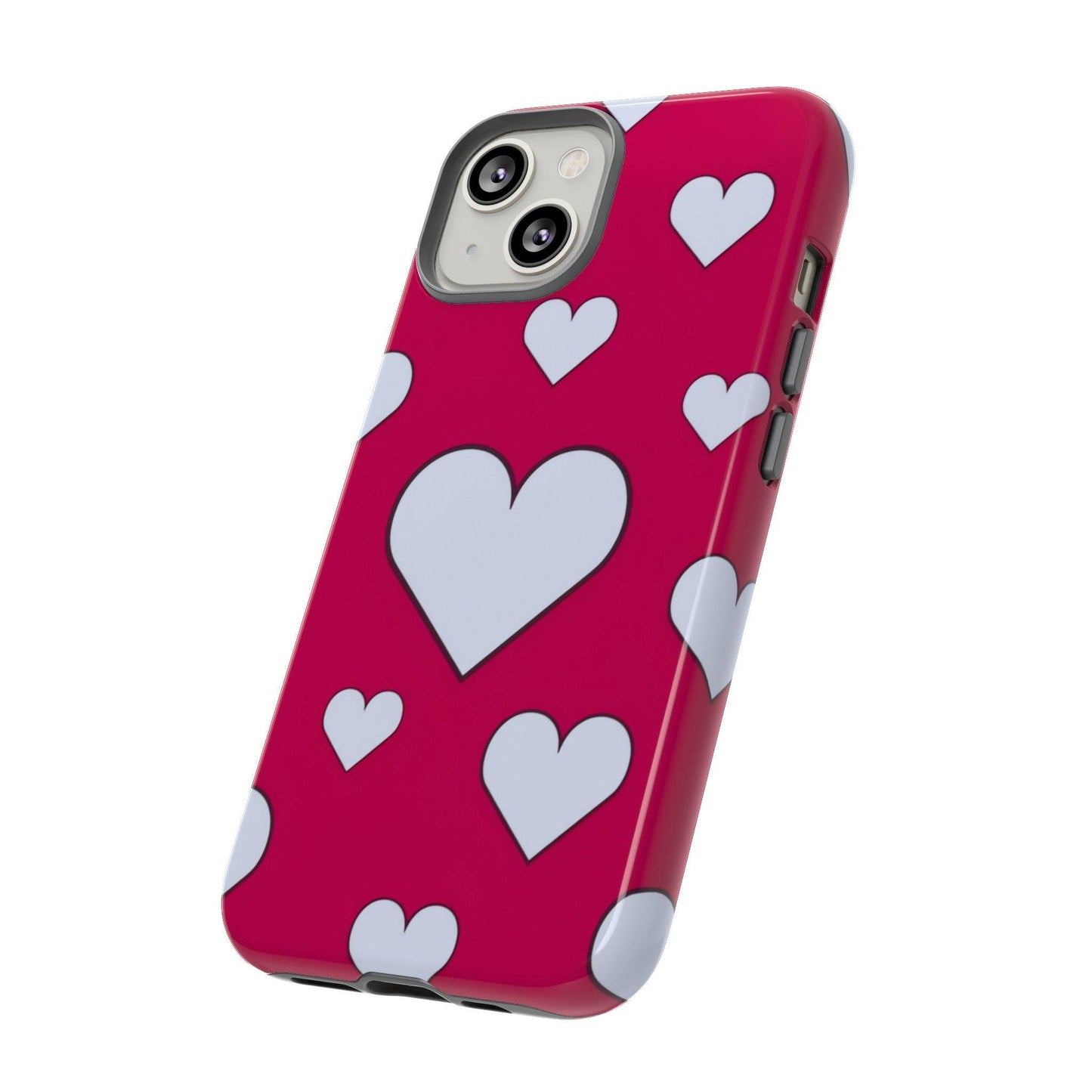 Tough Phone Case :" Eclectic Elegance Phone Case Collection" ( Hearts patterns)