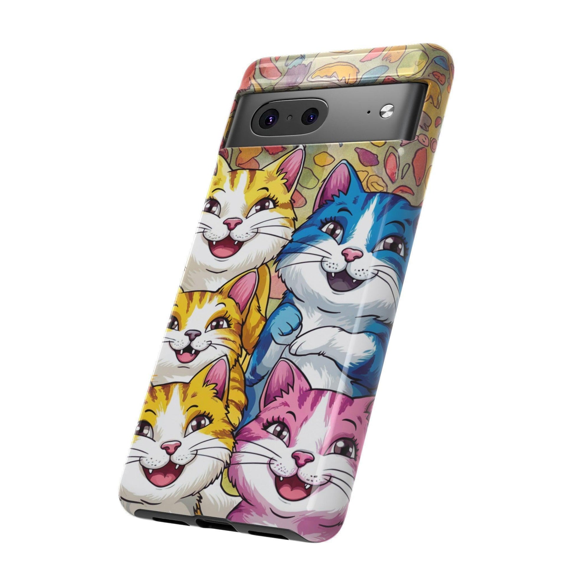 Cat Lovers Collection Tough Cellphone Case - Cosmic Creations by Karen