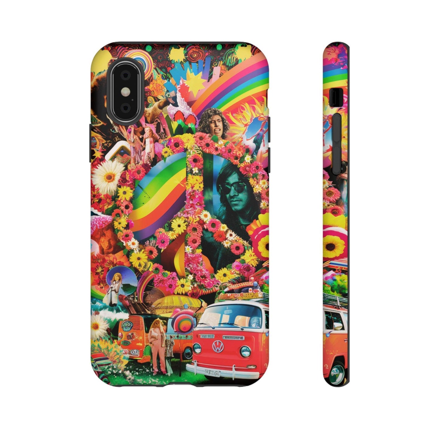 Tough Phone Case :" Eclectic Elegance Phone Case Collection" ( Hippie Style patterns)