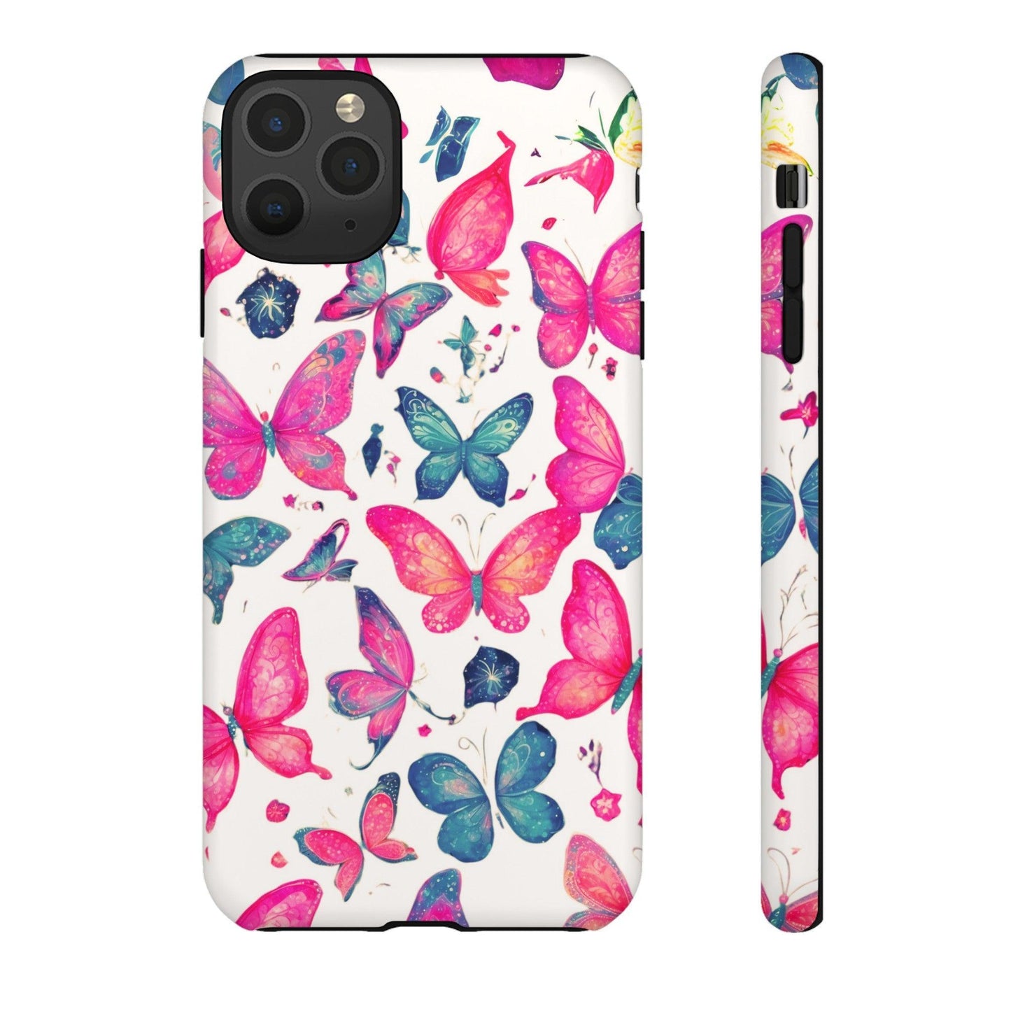 Tough Cellphone Case :" Eclectic Elegance Phone Case Collection" ( Hearts patterns)