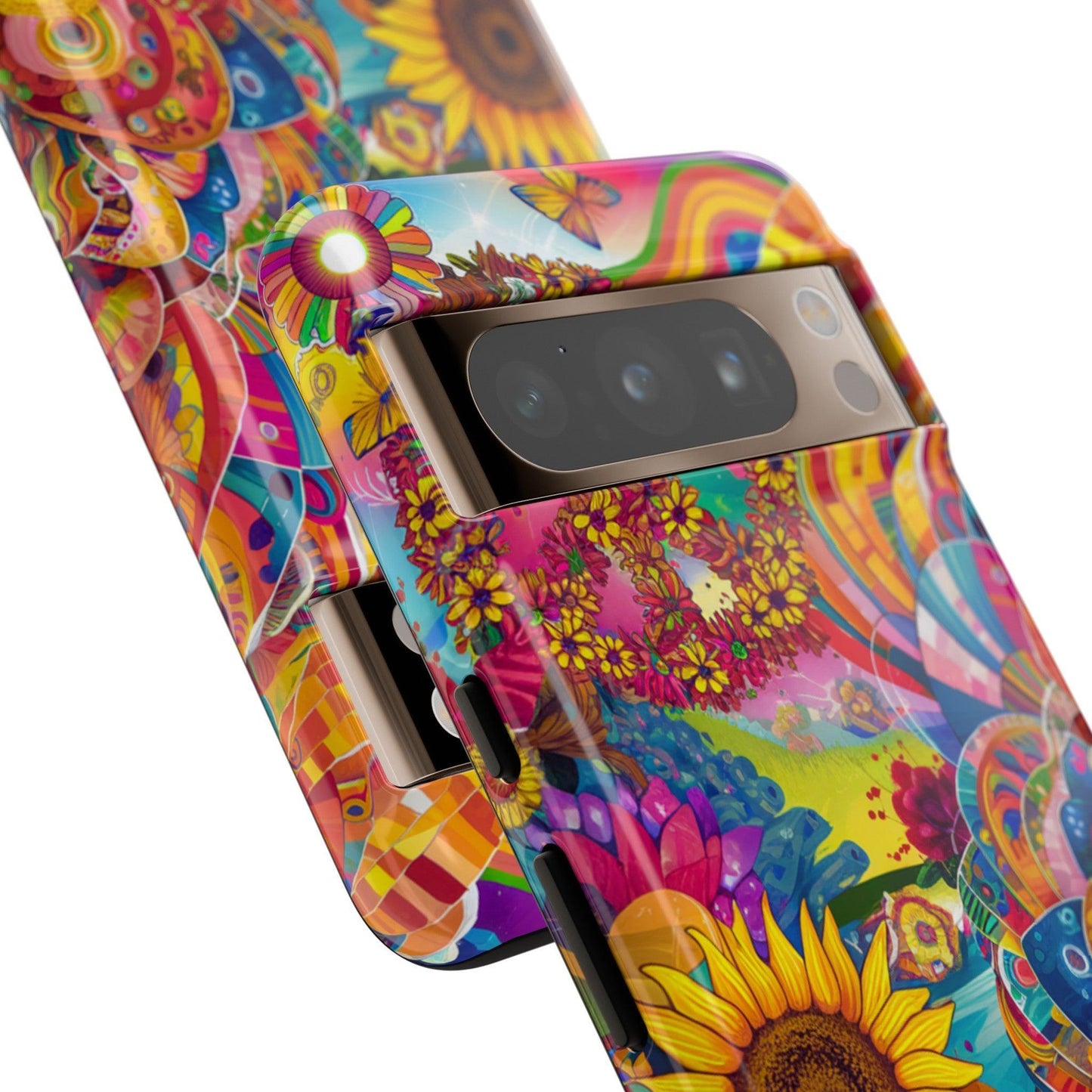 Tough Phone Case :" Eclectic Elegance Phone Case Collection" ( Hippie Style patterns)