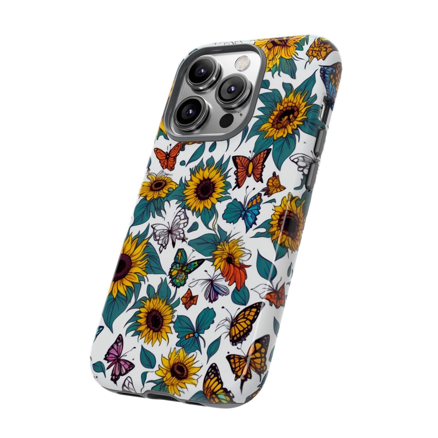 Tough Cellphone Case :" Eclectic Elegance Phone Case Collection" ( Floral patterns)