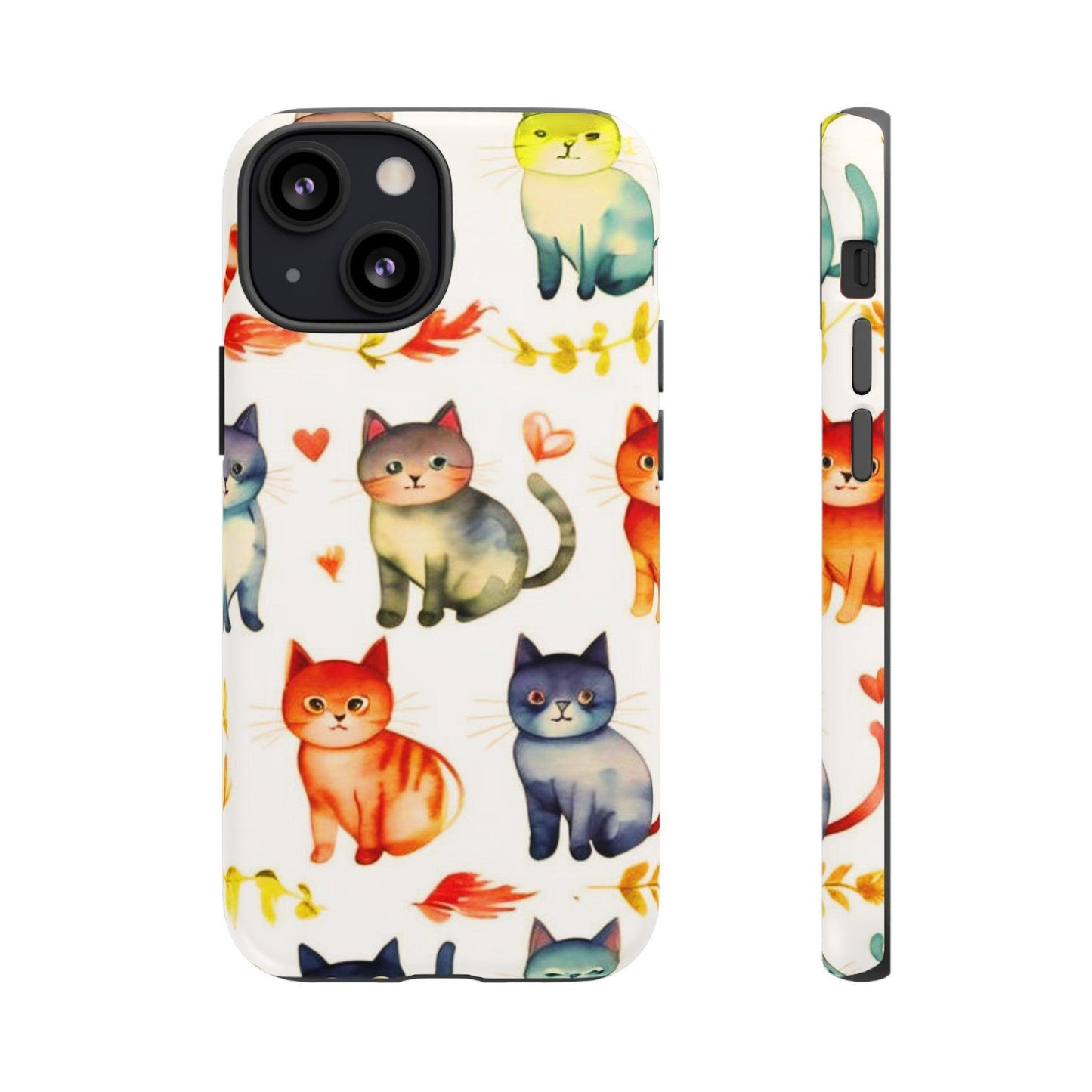 Cat Lovers Collection Tough Cellphone Case - Cosmic Creations by Karen