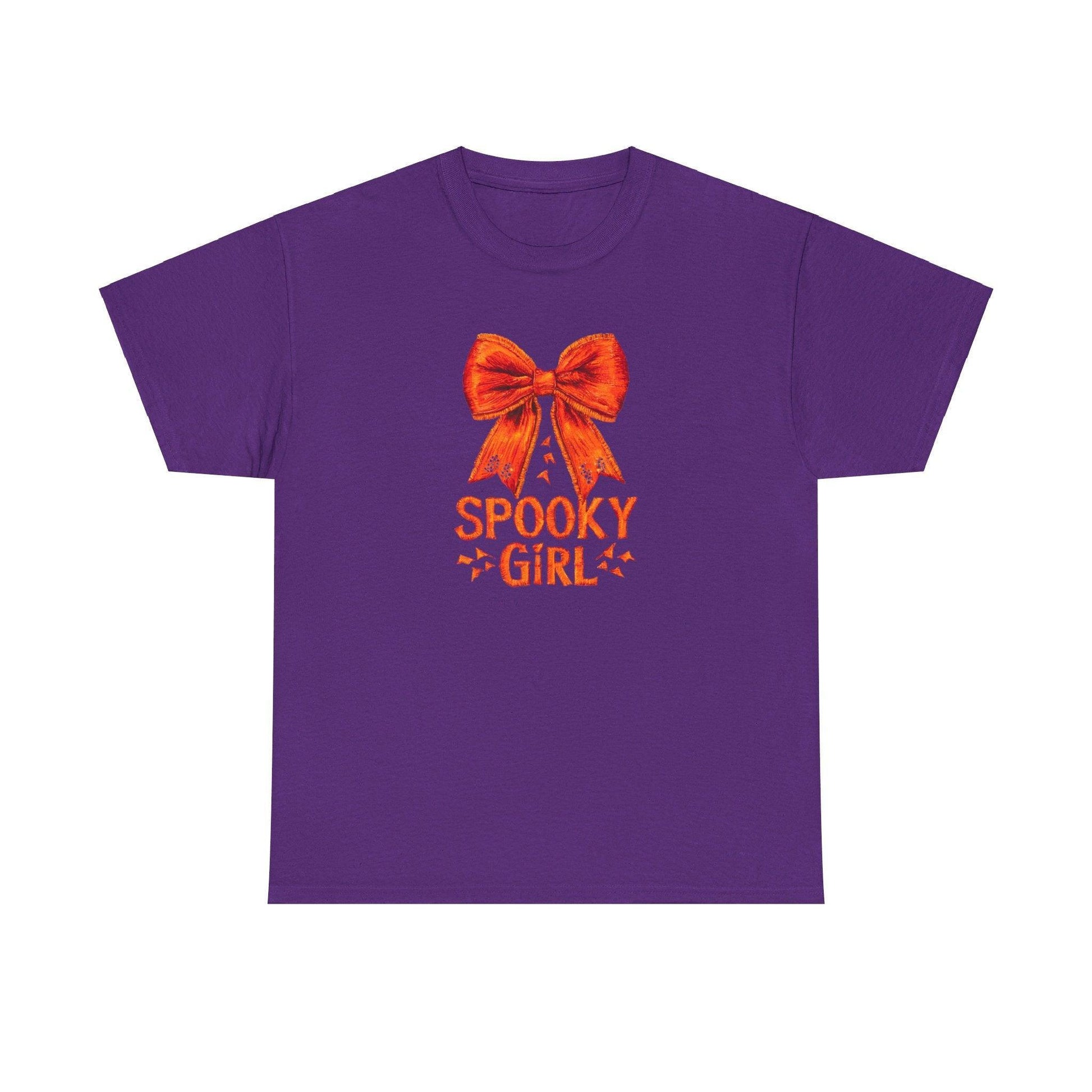 Spooky Girl Coquette Cotton Tee - Cosmic Creations by Karen