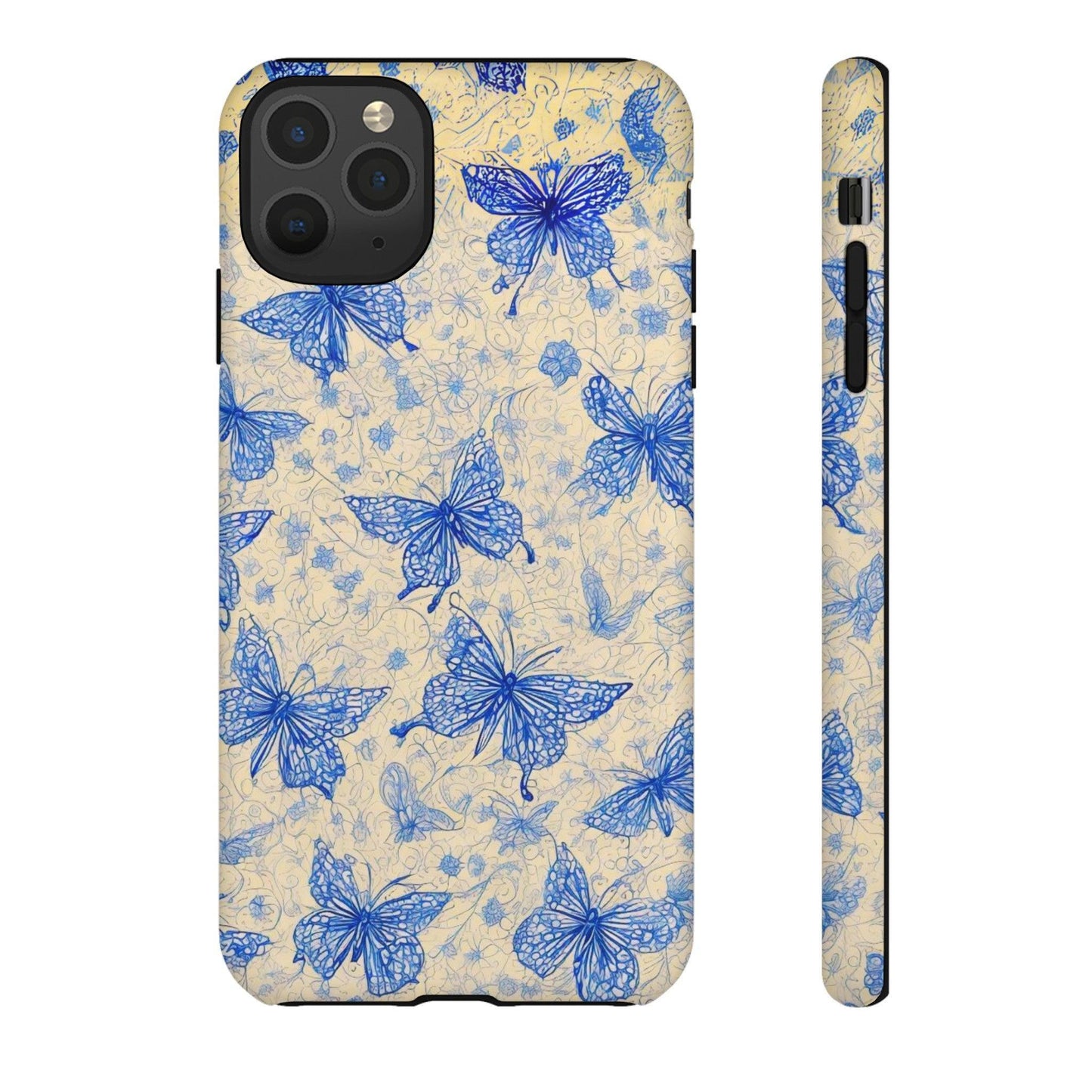 Tough Cellphone Case :" Eclectic Elegance Phone Case Collection" ( Butterflies patterns)