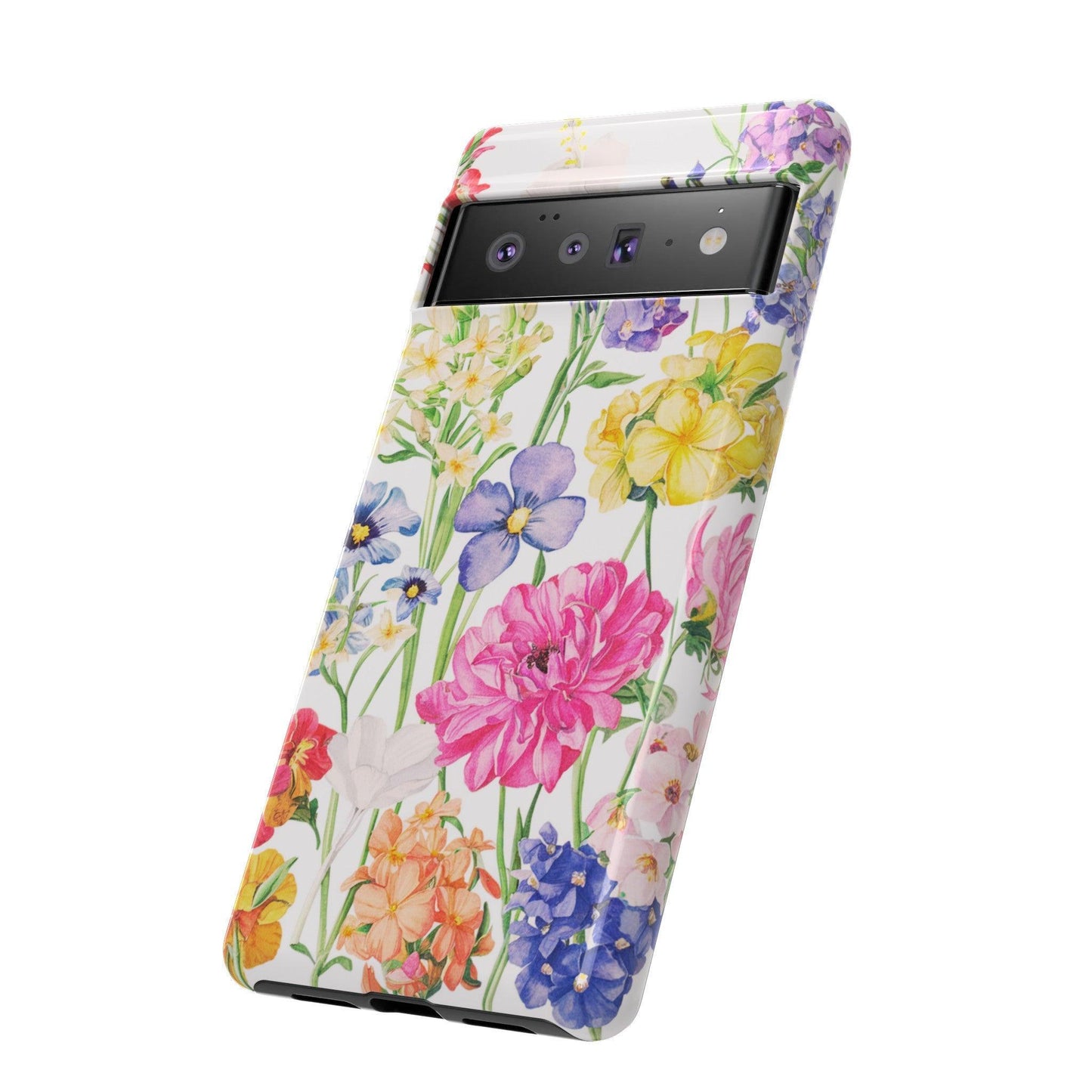 Tough Cellphone Case :" Eclectic Elegance Phone Case Collection" ( Floral patterns)