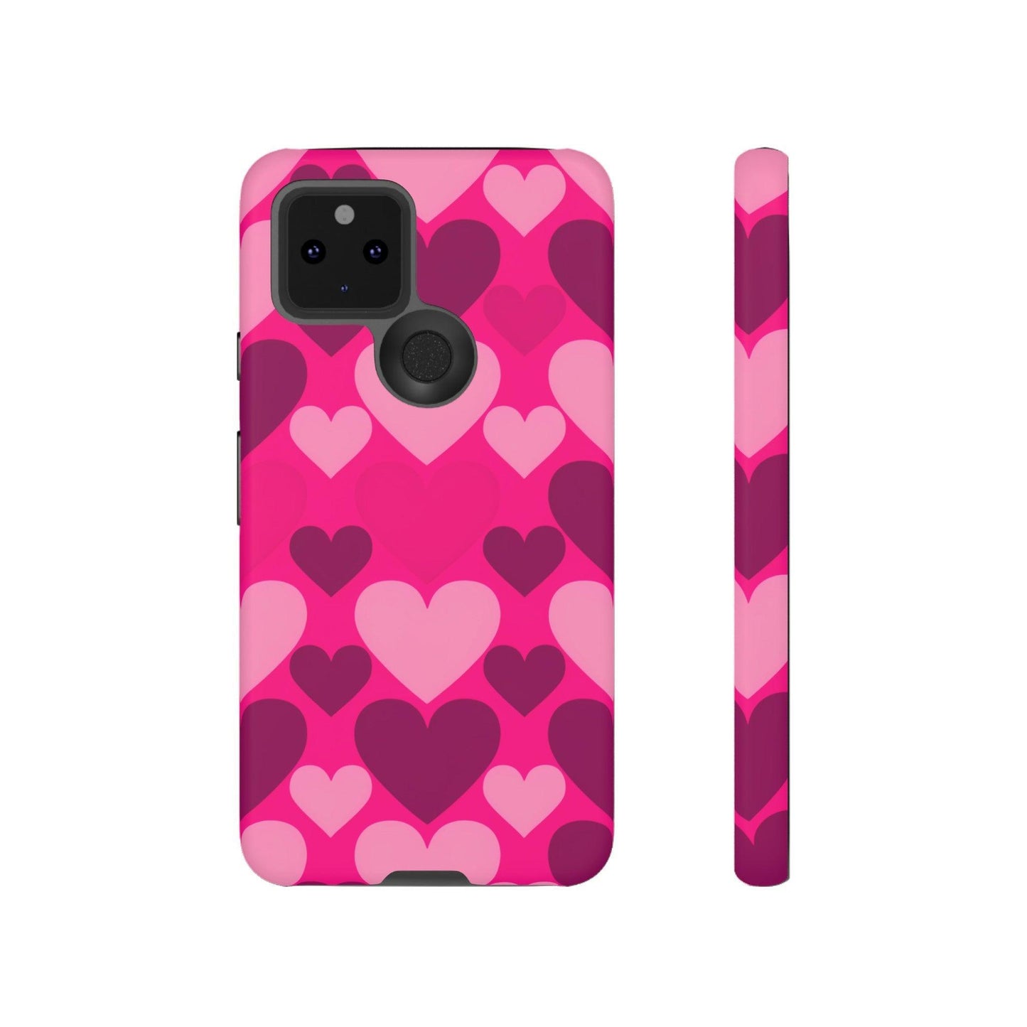 Tough Phone Case :" Eclectic Elegance Phone Case Collection" ( Hearts patterns)