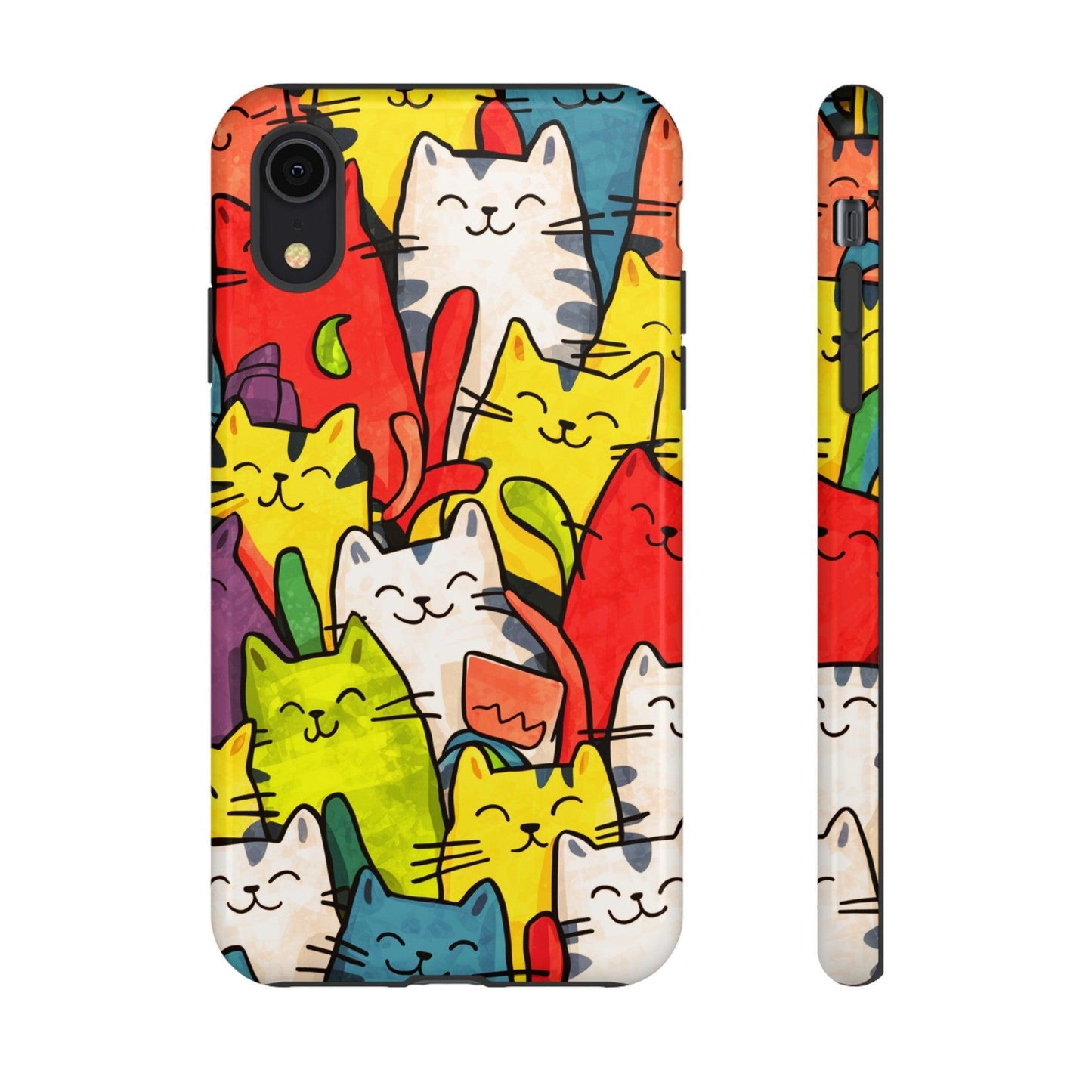 Cat Lovers Collection Tough Cellphone Case - Cosmic Creations by Karen