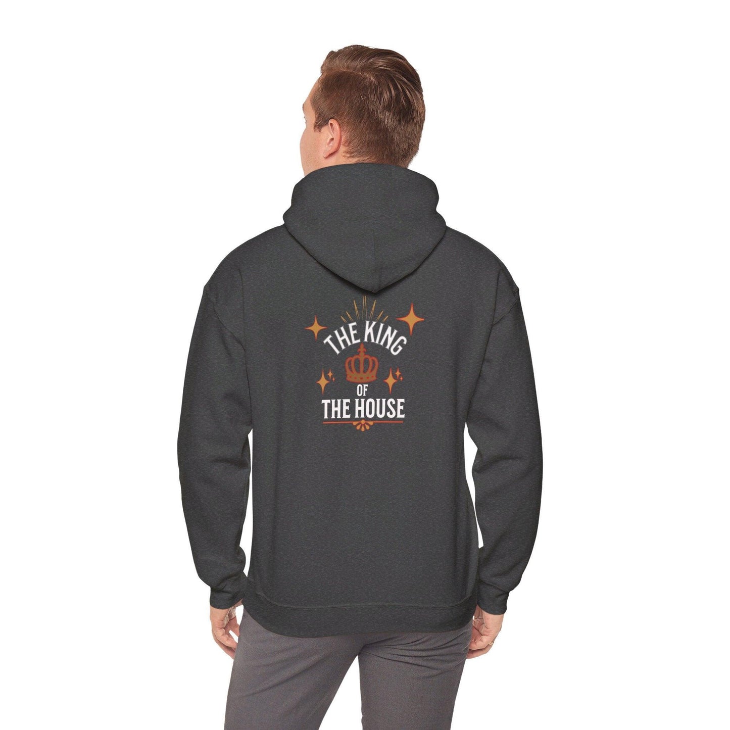 King's Heavy Blend Hooded Sweatshirt : "Dad, The King of the House Collection"