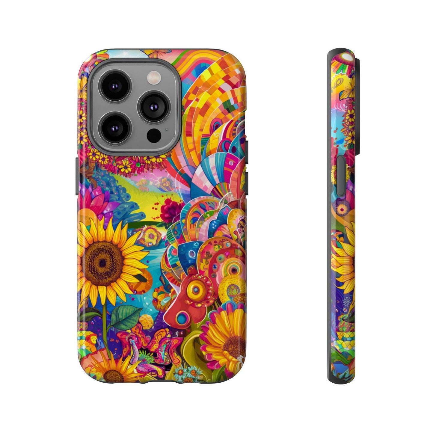 Tough Phone Case :" Eclectic Elegance Phone Case Collection" ( Hippie Style patterns)