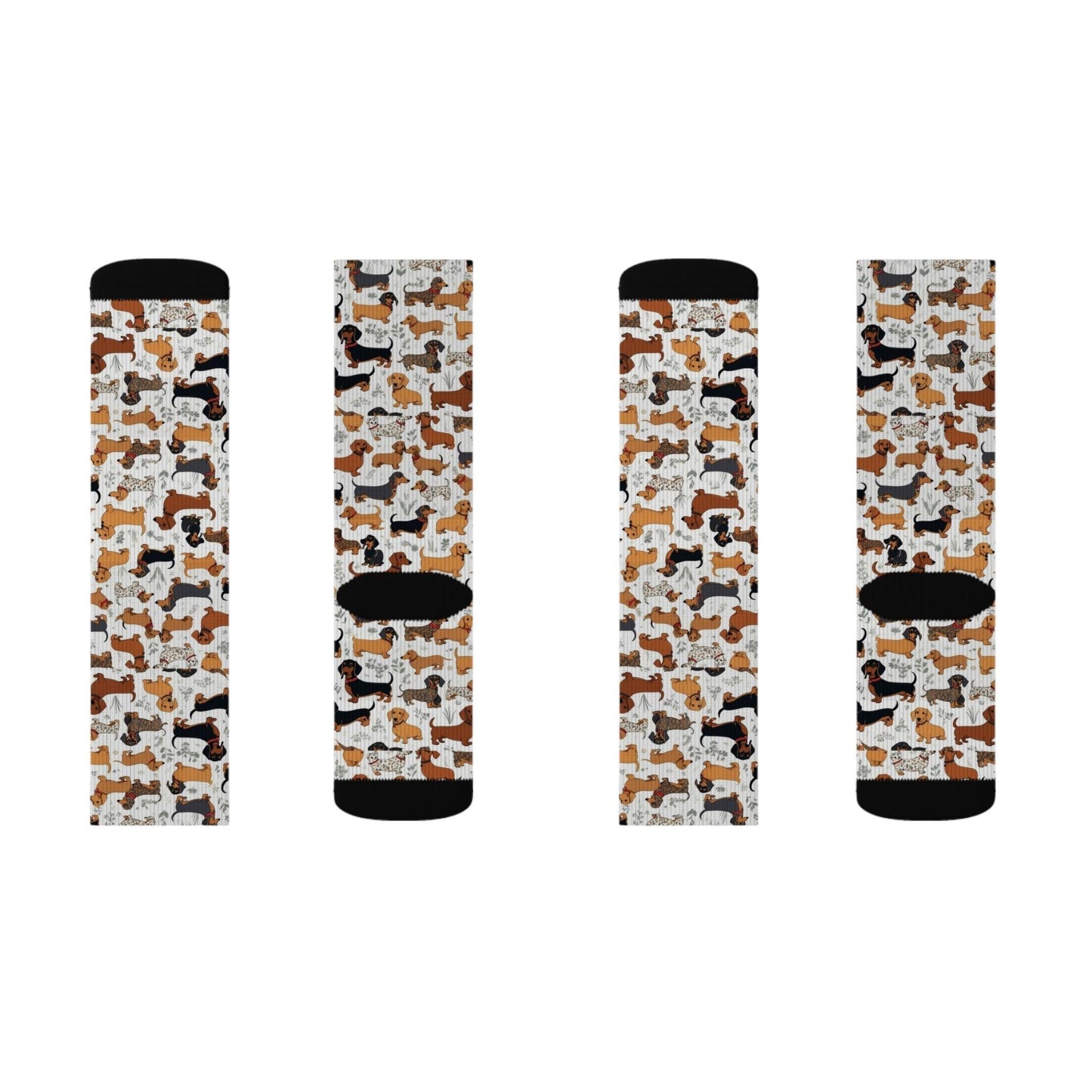 Pawsitively Cute Crew Socks | Everyday wear, lounging, perfect as a gift for dog lovers - Cosmic Creations by Karen