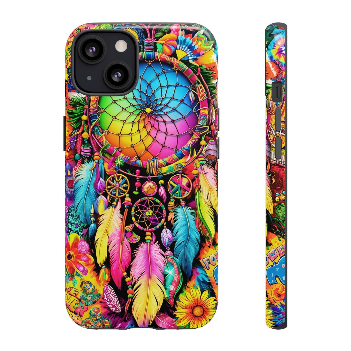 Tough Phone Case :" Eclectic Elegance Phone Case Collection" ( Hippie Style patterns)