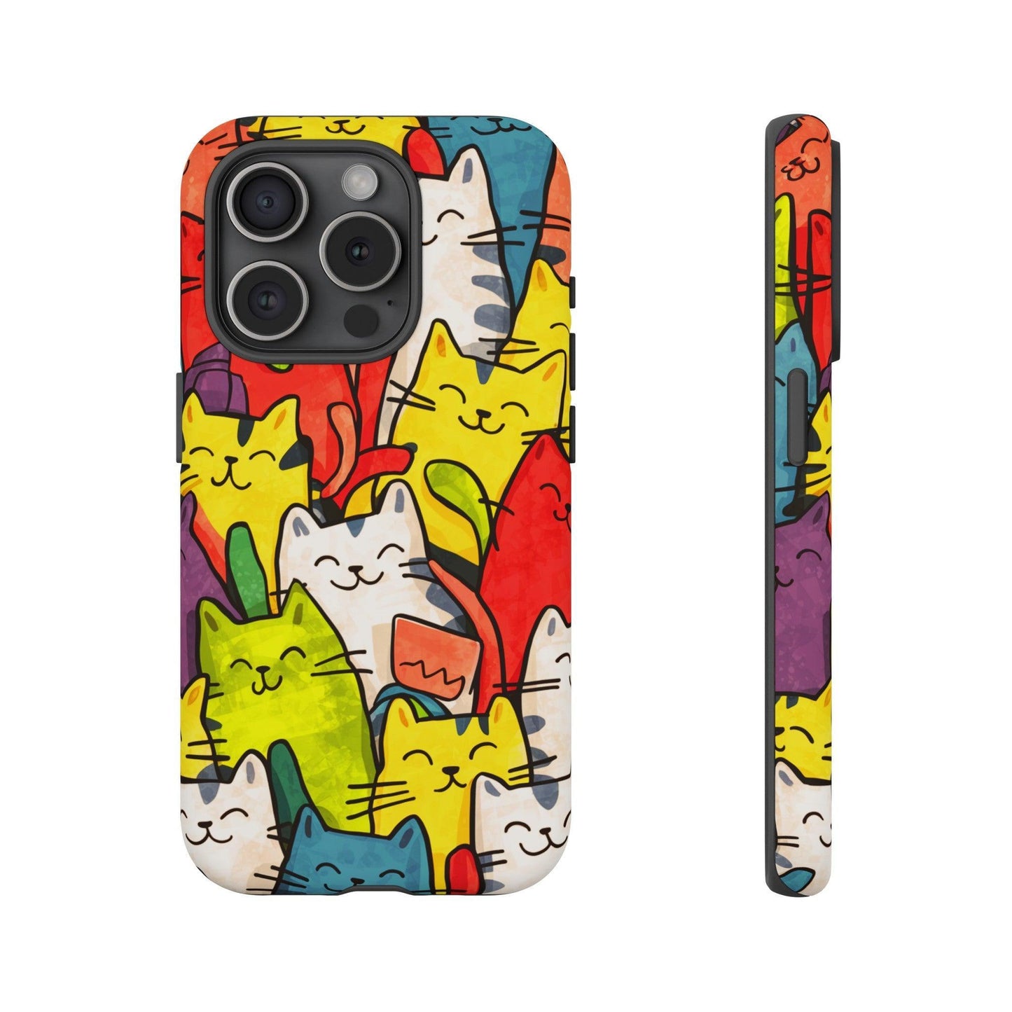 Cat Lovers Collection Tough Cellphone Case - Cosmic Creations by Karen